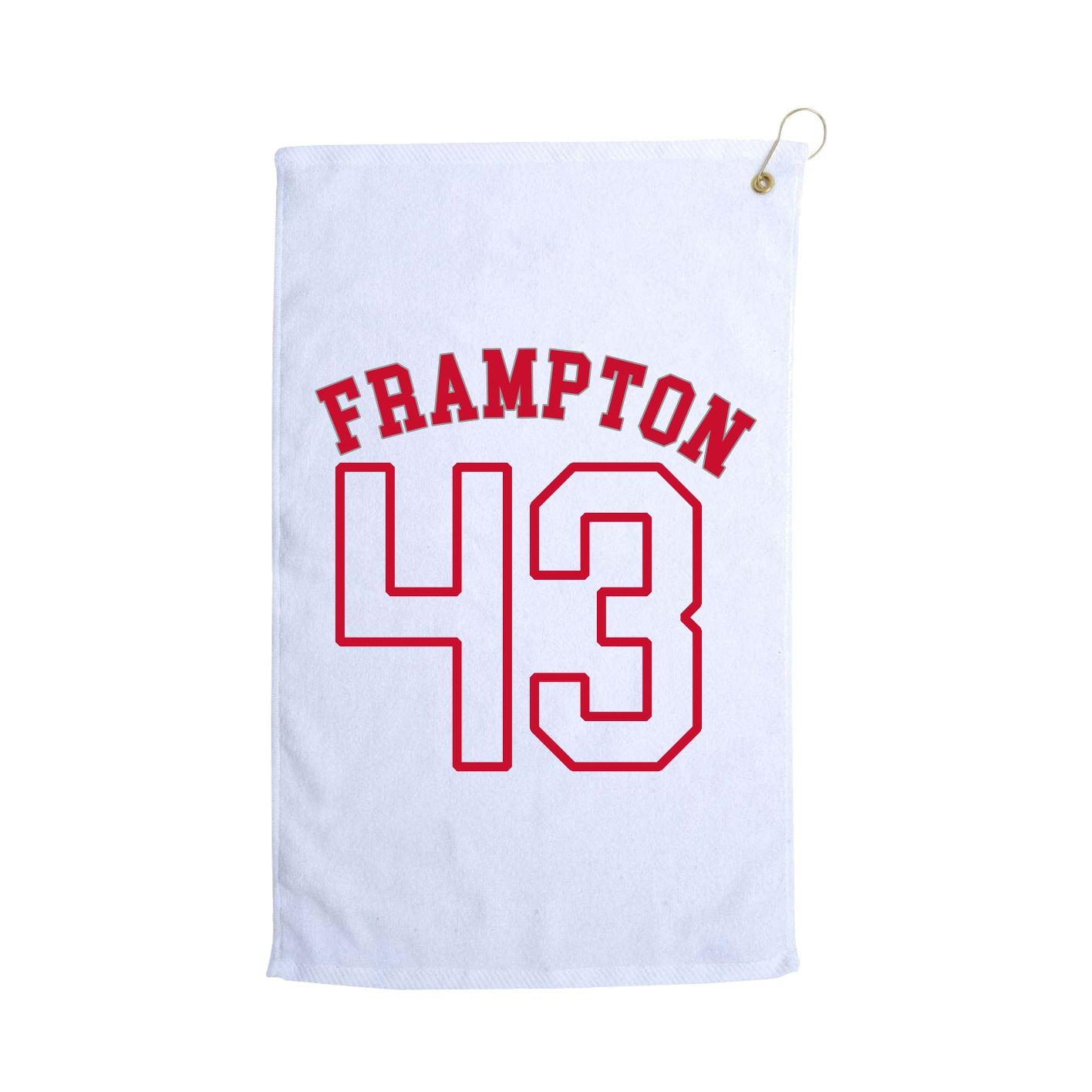 Golf Towel — Shirsey Arch in White