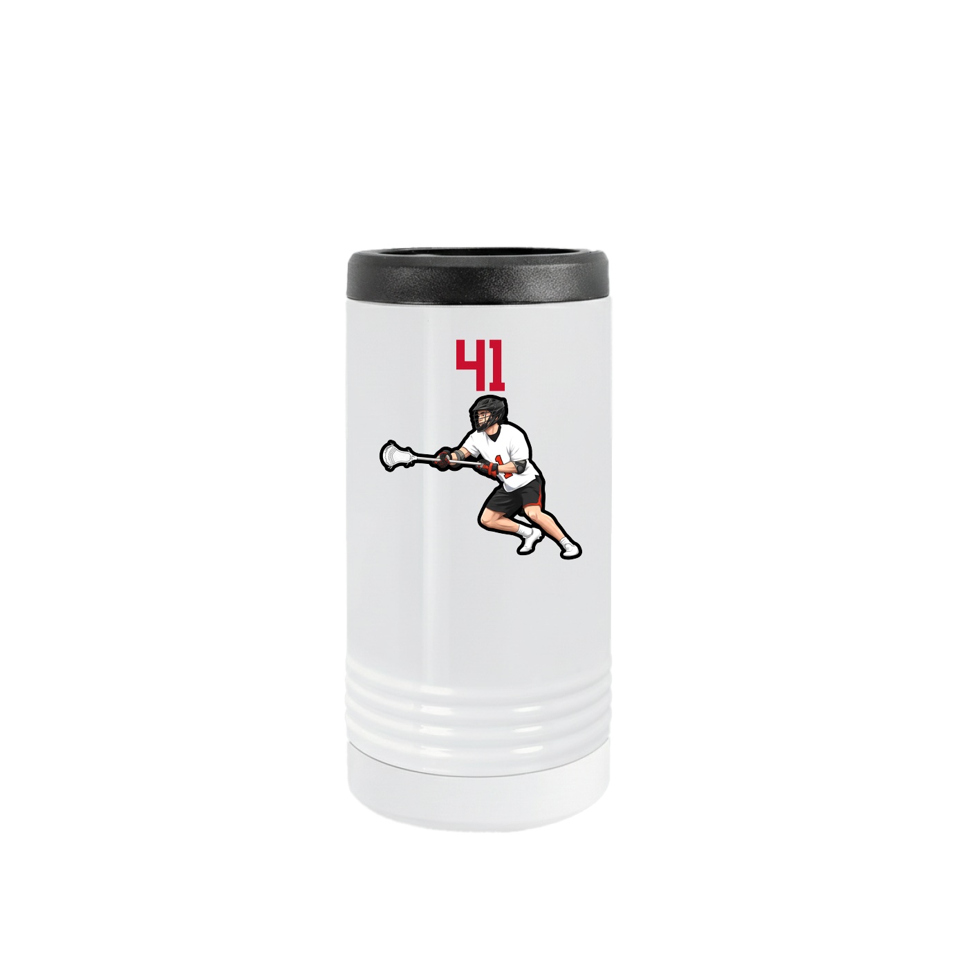 Slim Beverage Holder — Number Top in White