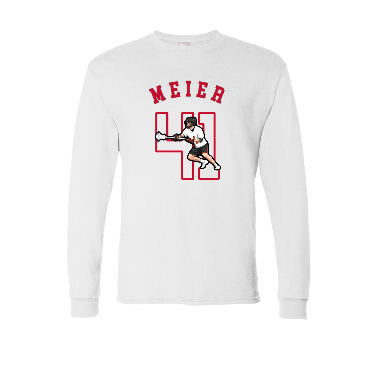 Long Sleeve Tee — Shirsey Arch in White