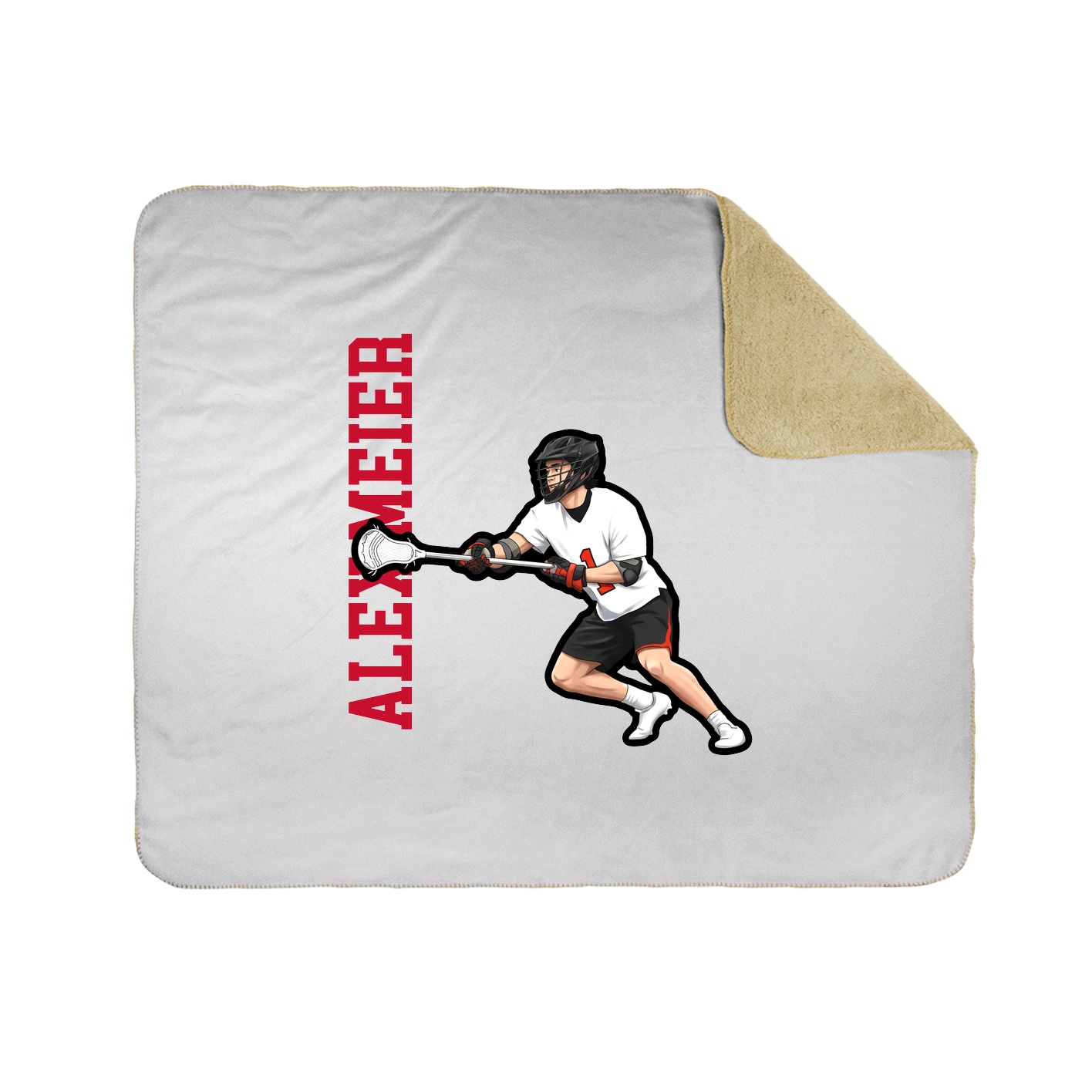 50x60 Sherpa Lined Throw Blanket