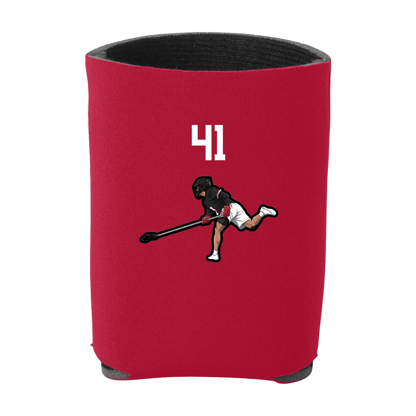 Can Holder — Number Top in Red
