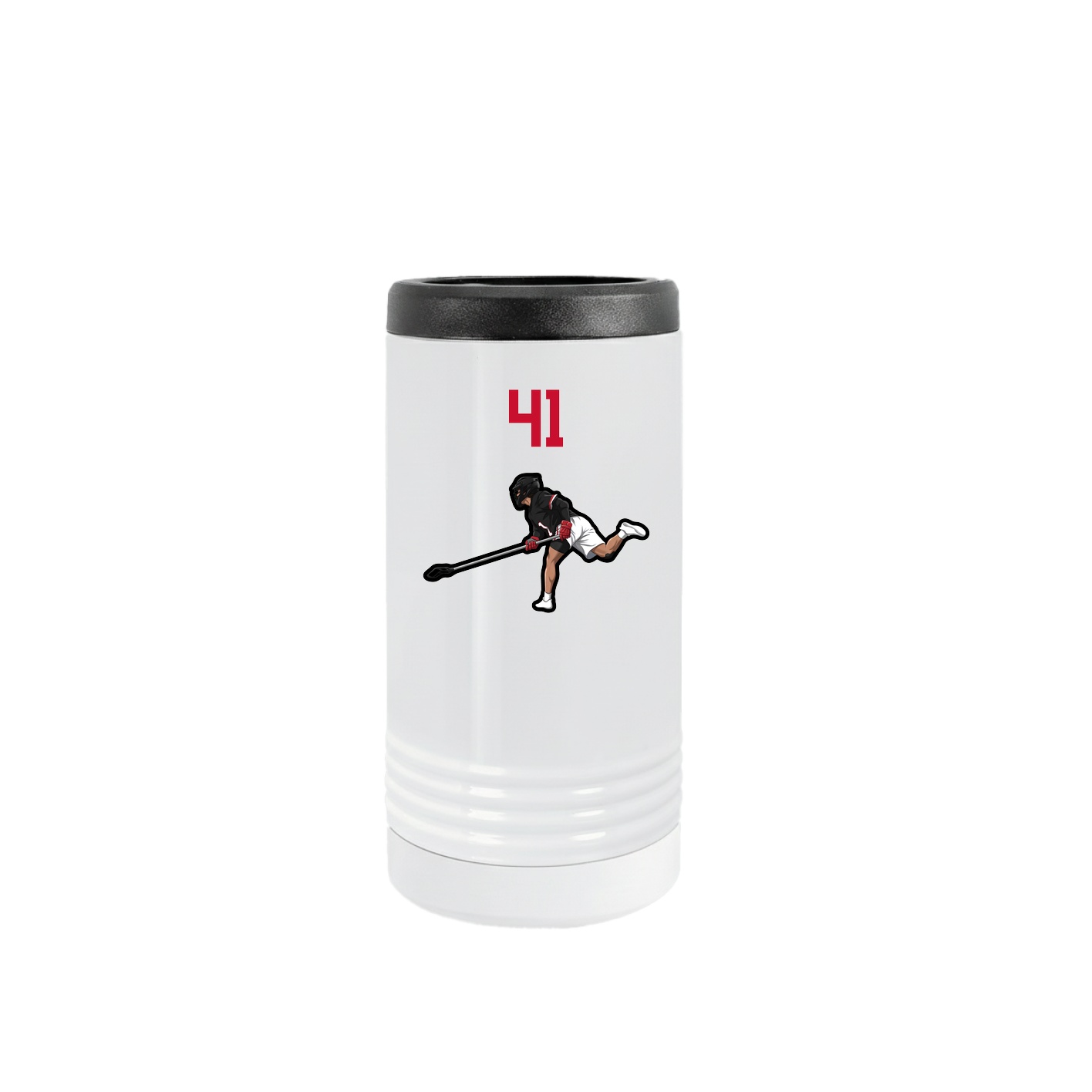 Slim Beverage Holder — Number Top in White