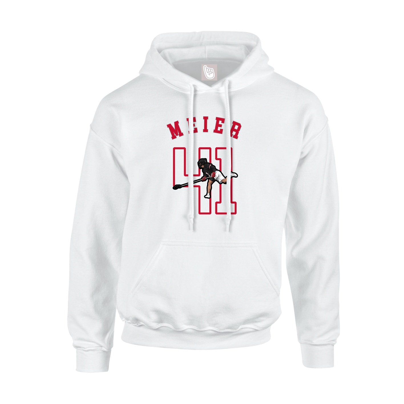 Hoodie — Shirsey Arch in White