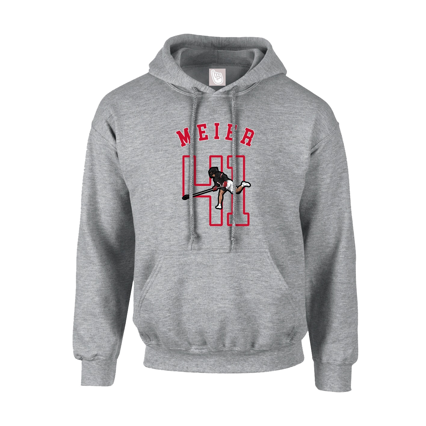 Youth Hoodie — Shirsey Arch in Grey