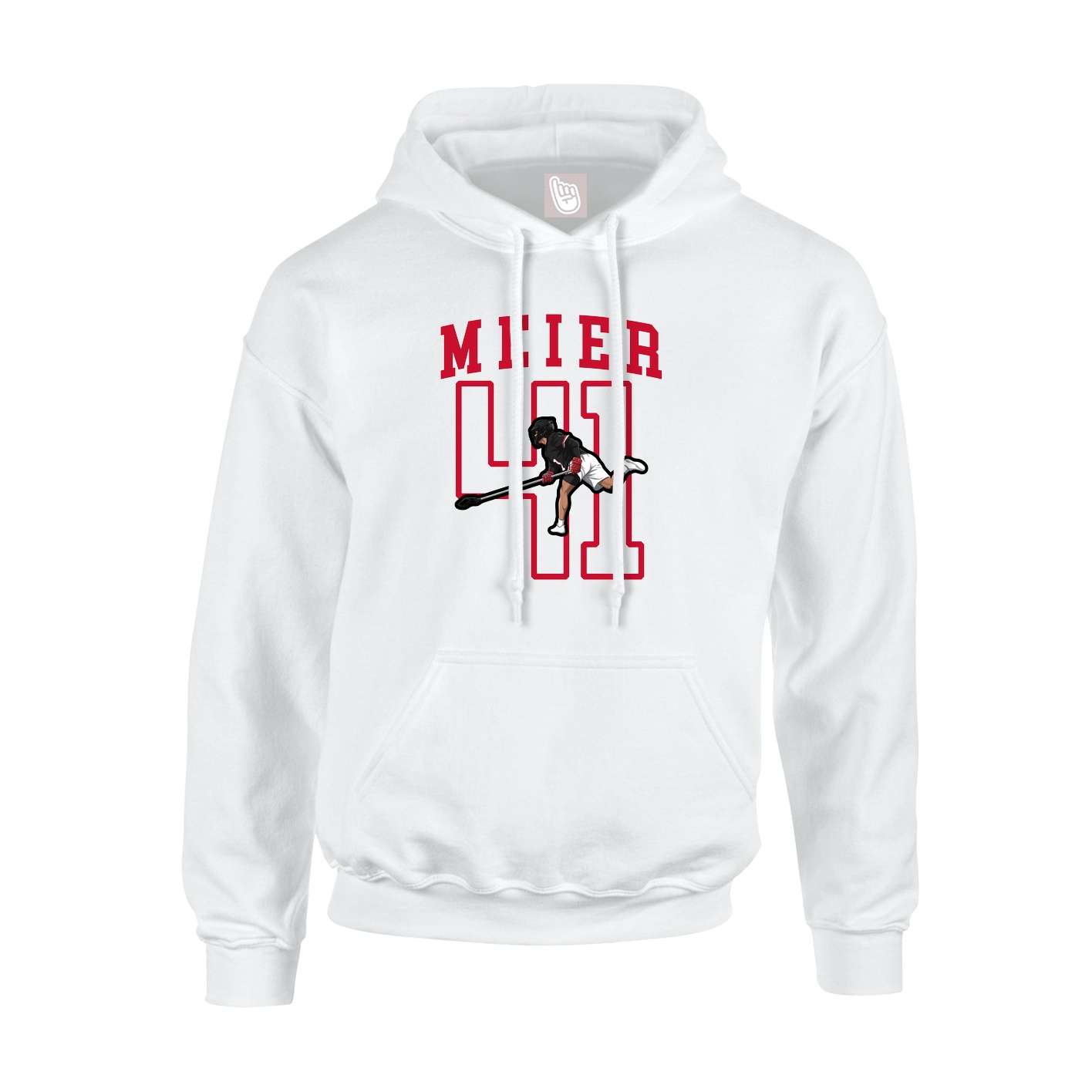 Hoodie — Shirsey in White