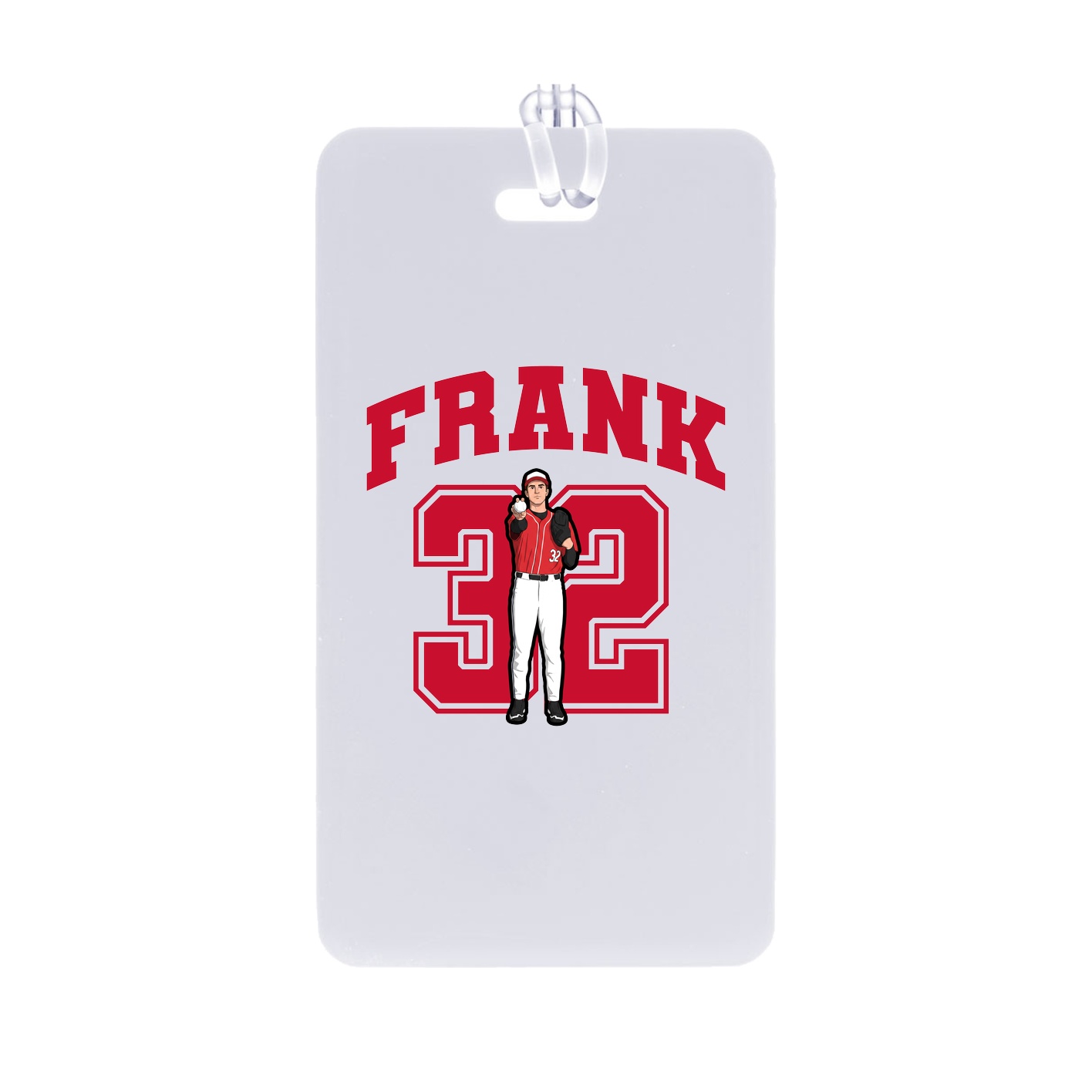 Bag Tag — Number in Classic