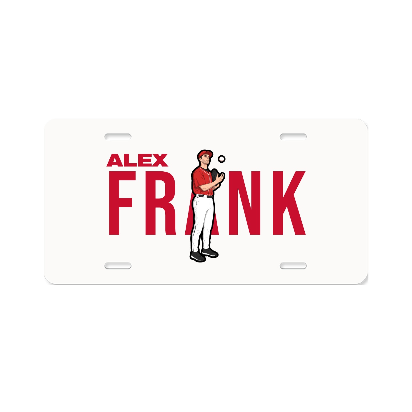 License Plate — Player Name in Classic