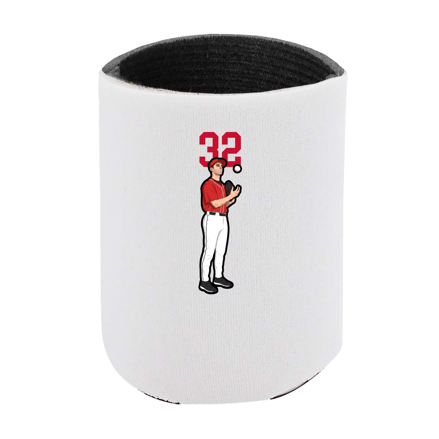 Can Holder — Number Top in White