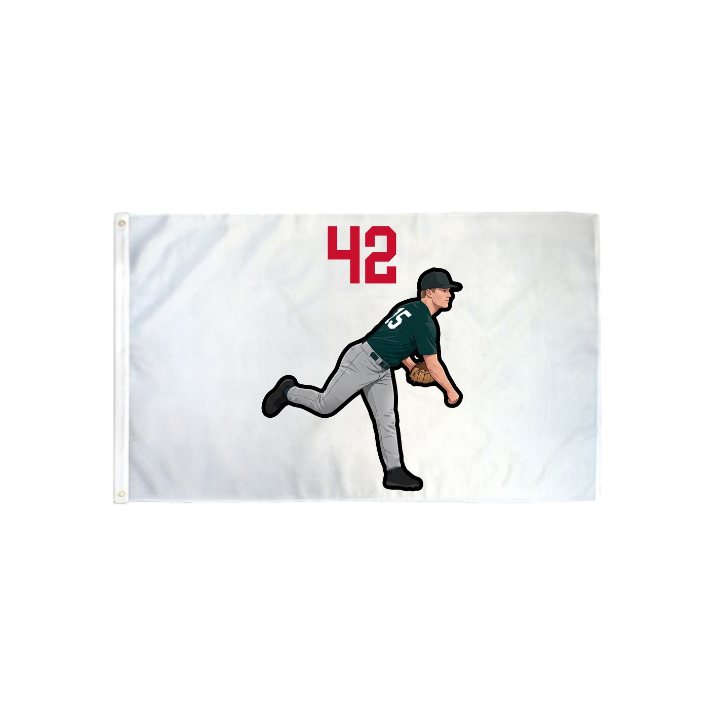 3x5 Flag — Number Top in Classic