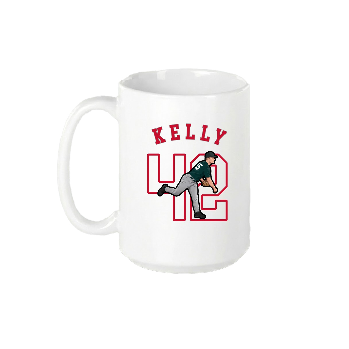 15oz Coffee Mug — Shirsey Arch in White