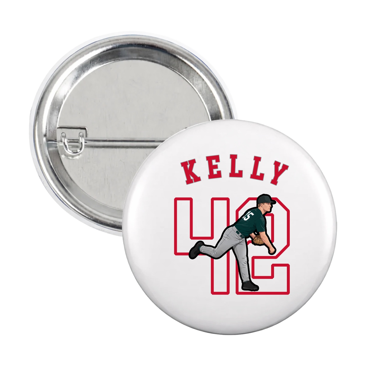 Game Day Button — Shirsey Arch in White