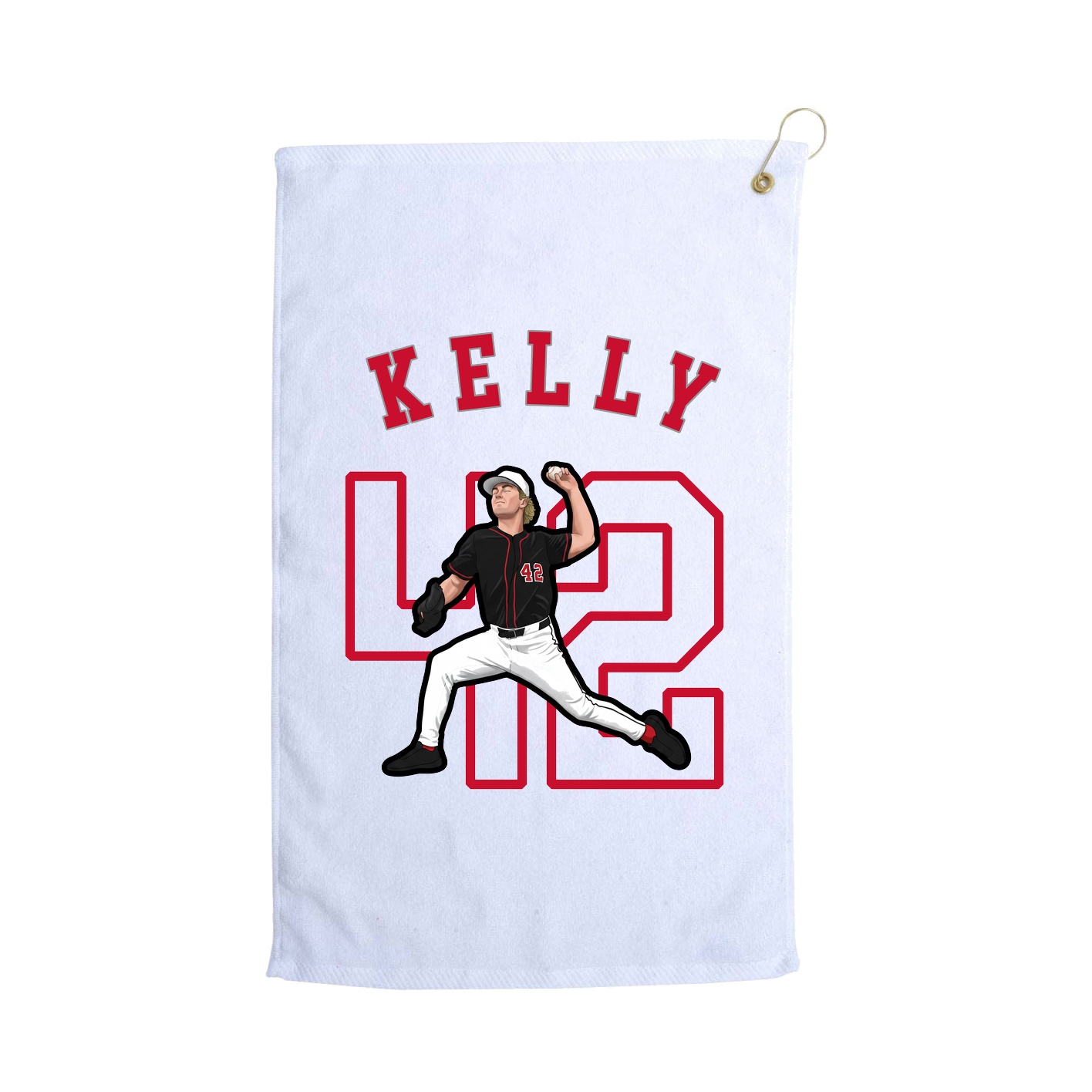 Golf Towel — Shirsey Arch in White