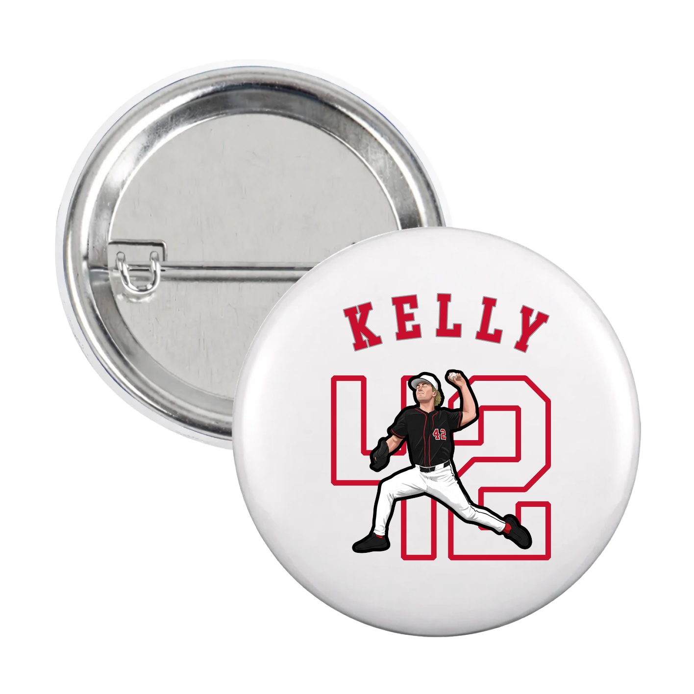 Game Day Button — Shirsey Arch in White