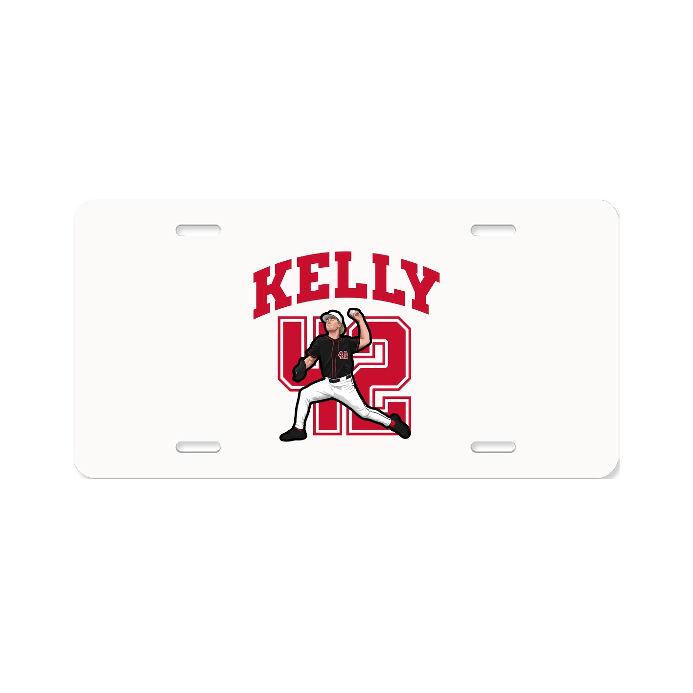 License Plate — Number in Classic