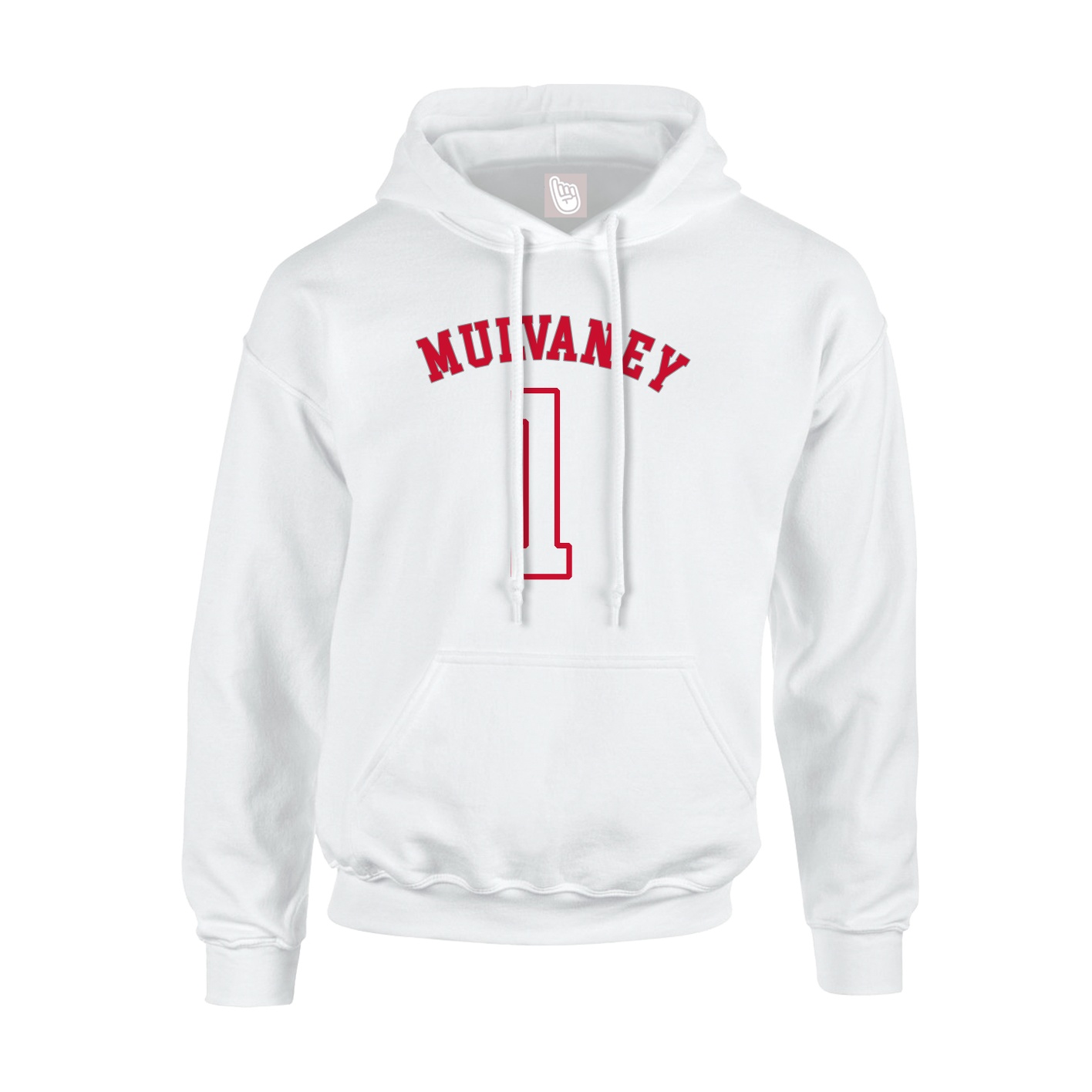 Youth Hoodie — Shirsey Arch in White