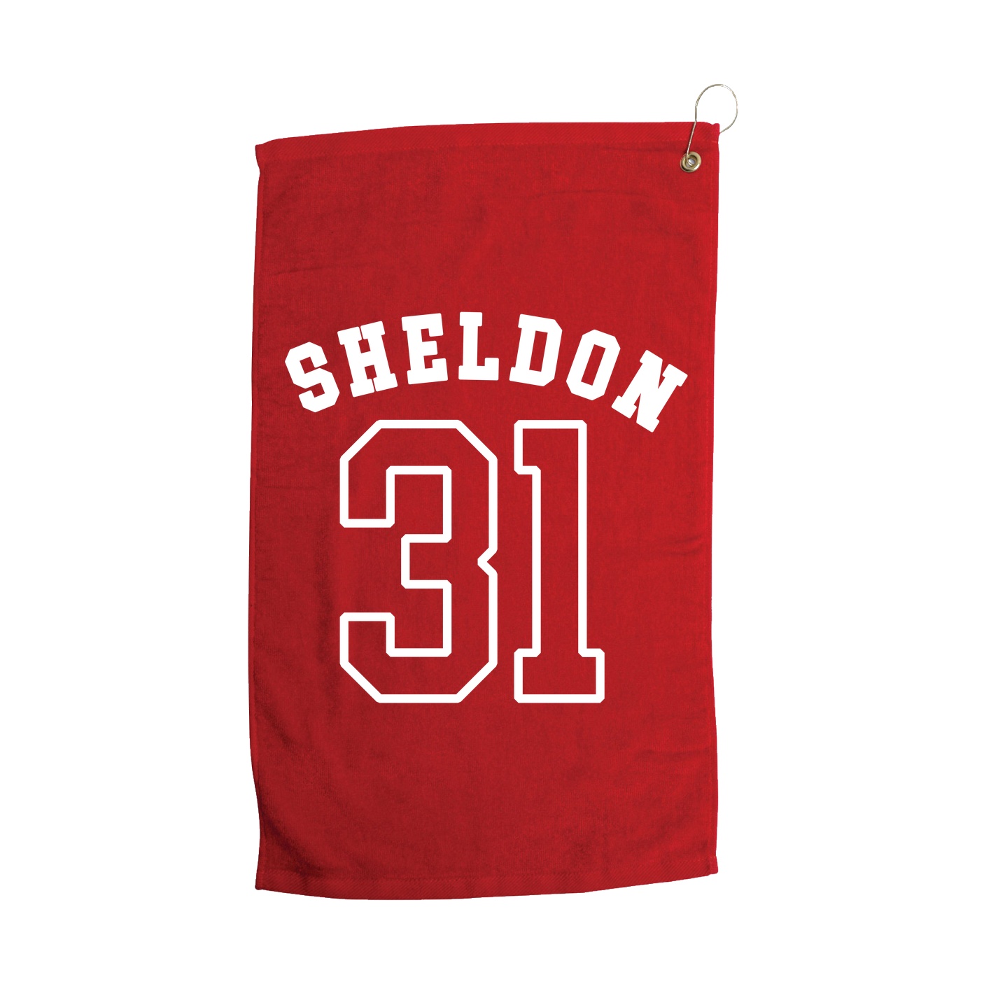 Golf Towel — Shirsey Arch in Red