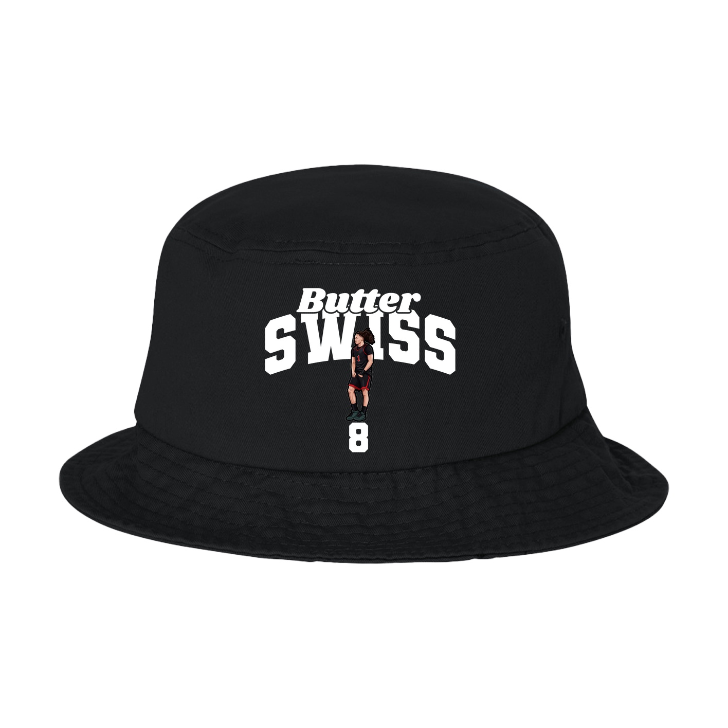 Bucket Cap — Signature Arch in Black