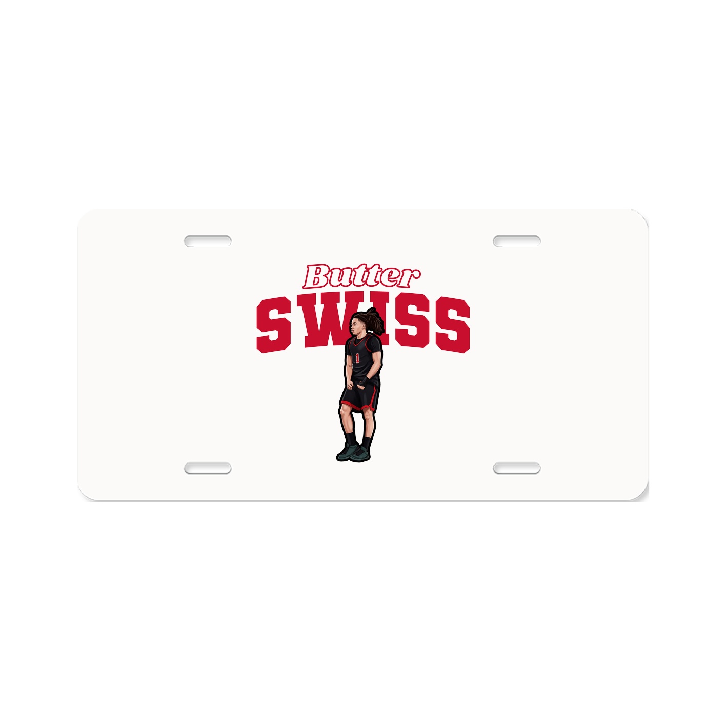 License Plate — Name Arch in Classic