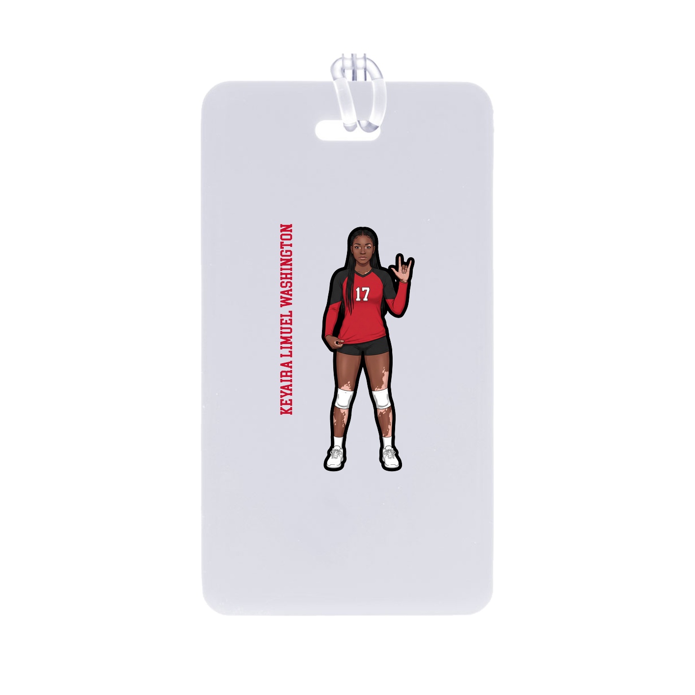 Bag Tag — Name Vertical in Classic