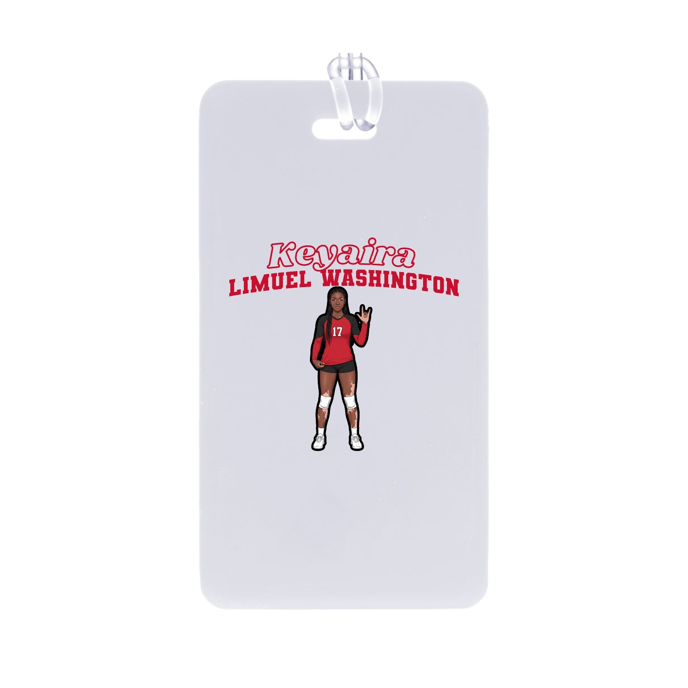Bag Tag — Name Arch in Classic