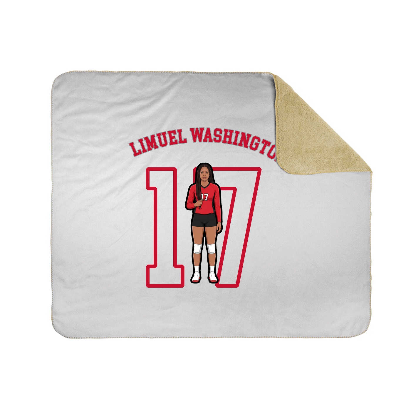Throw Blanket — Shirsey Arch in White