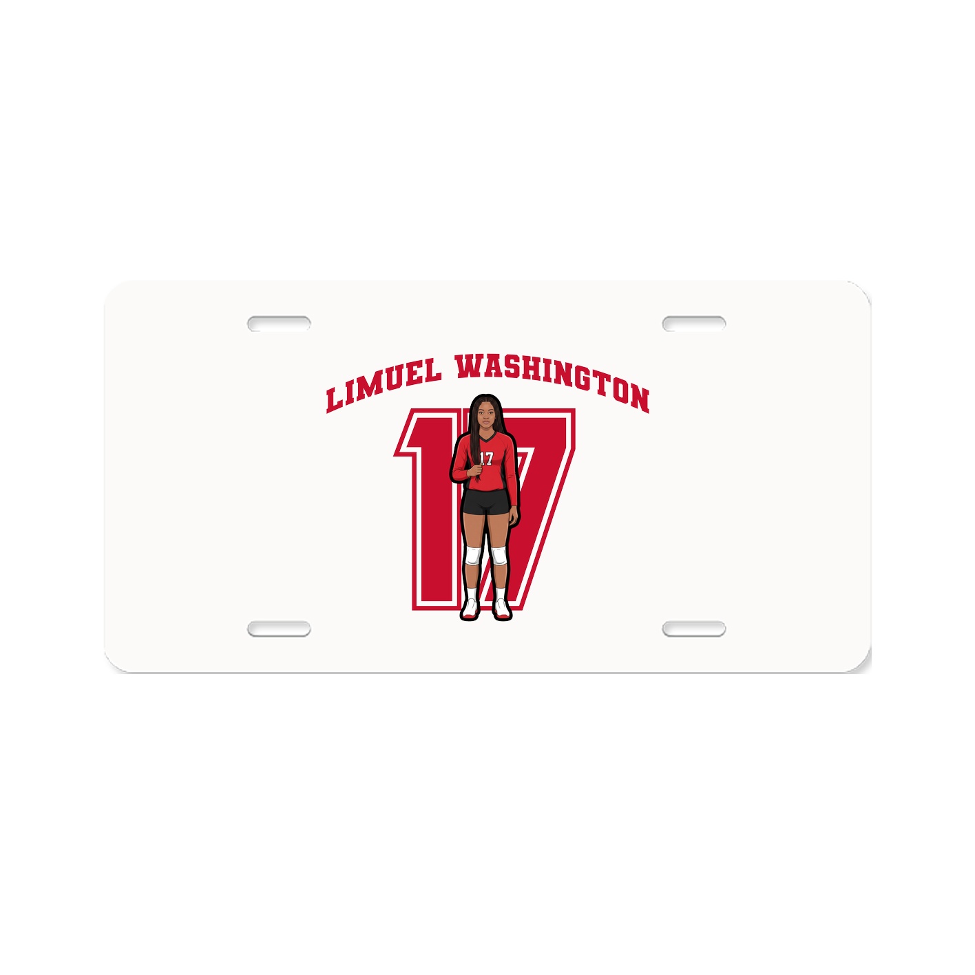 License Plate — Number in Classic