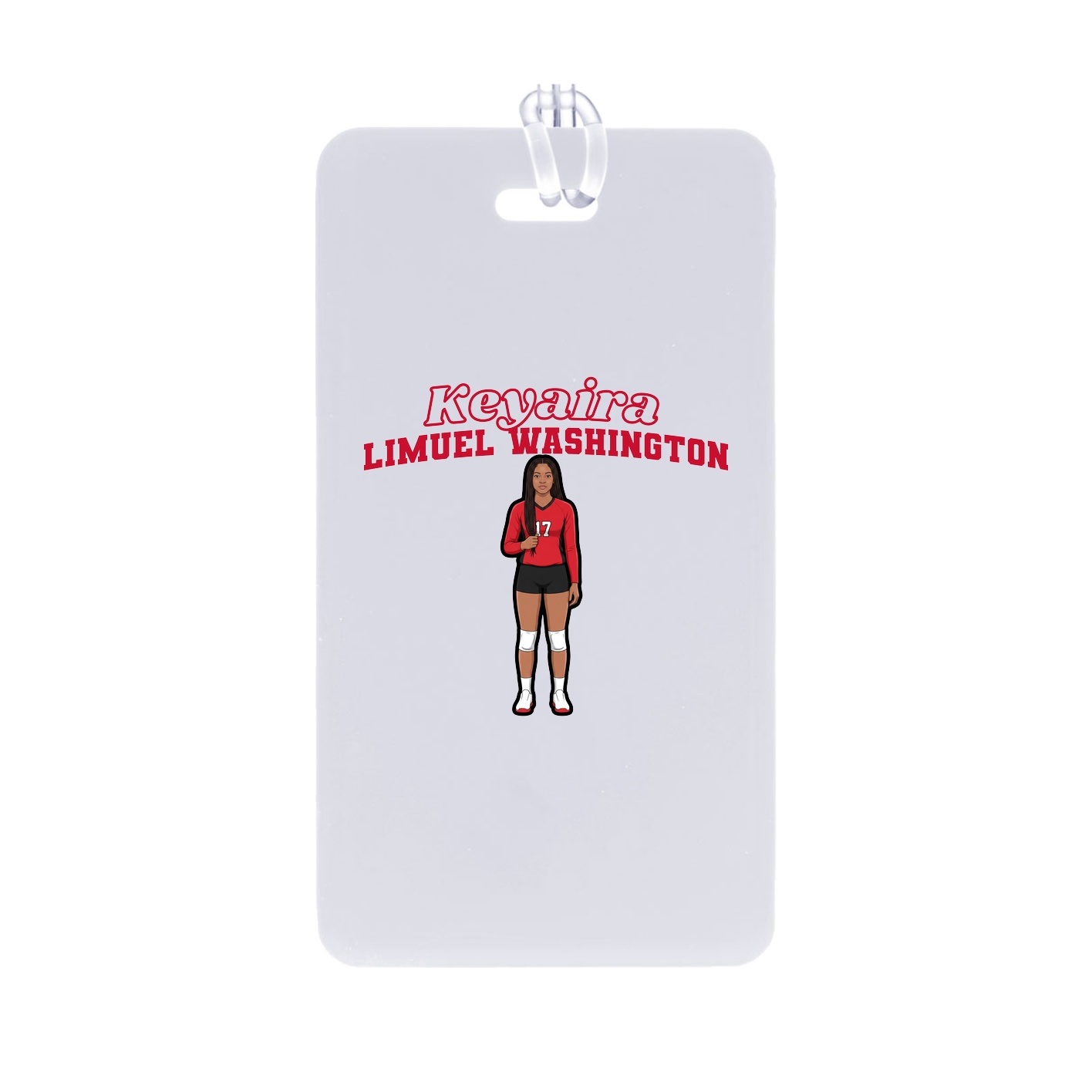 Bag Tag — Name Arch in Classic