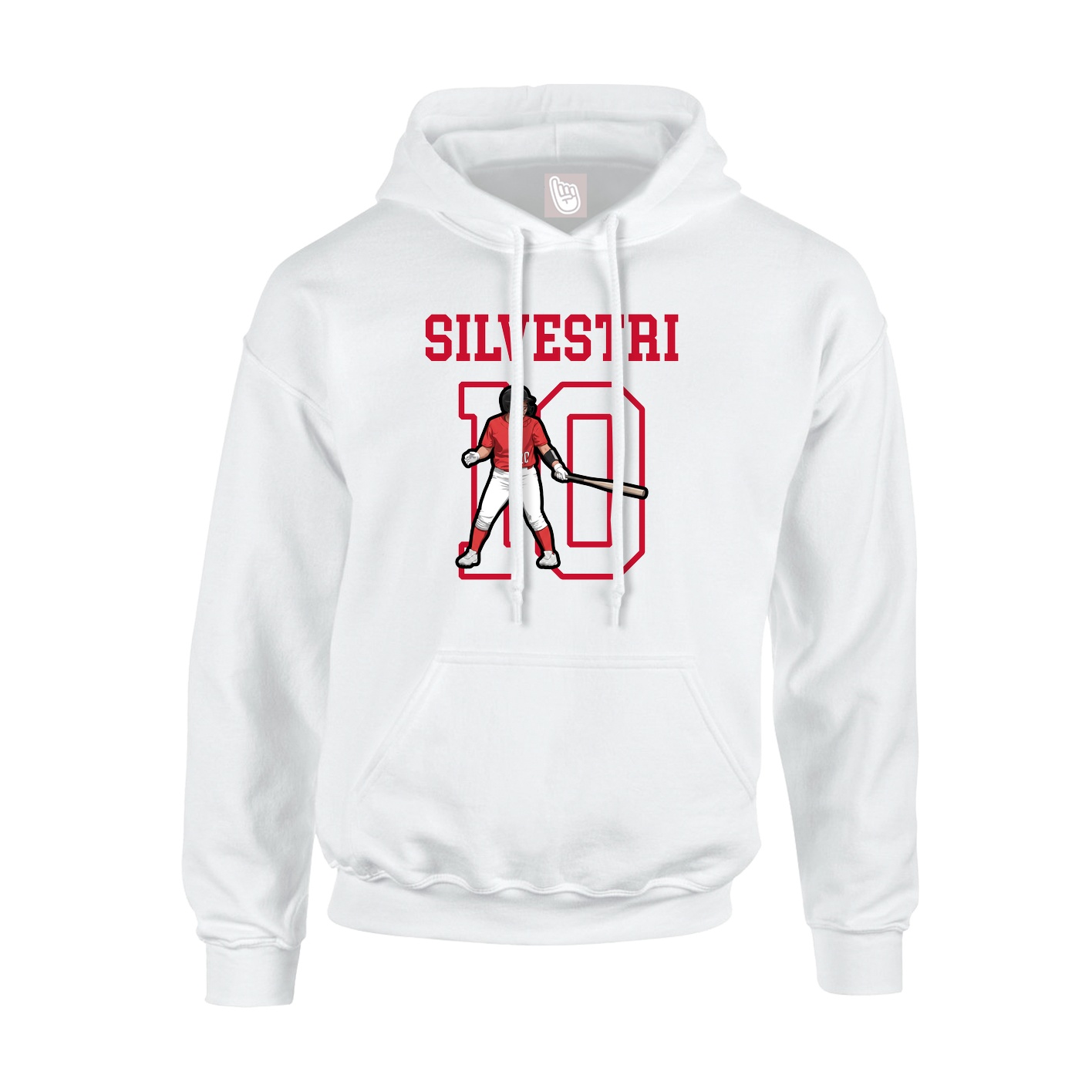 Hoodie — Shirsey in White