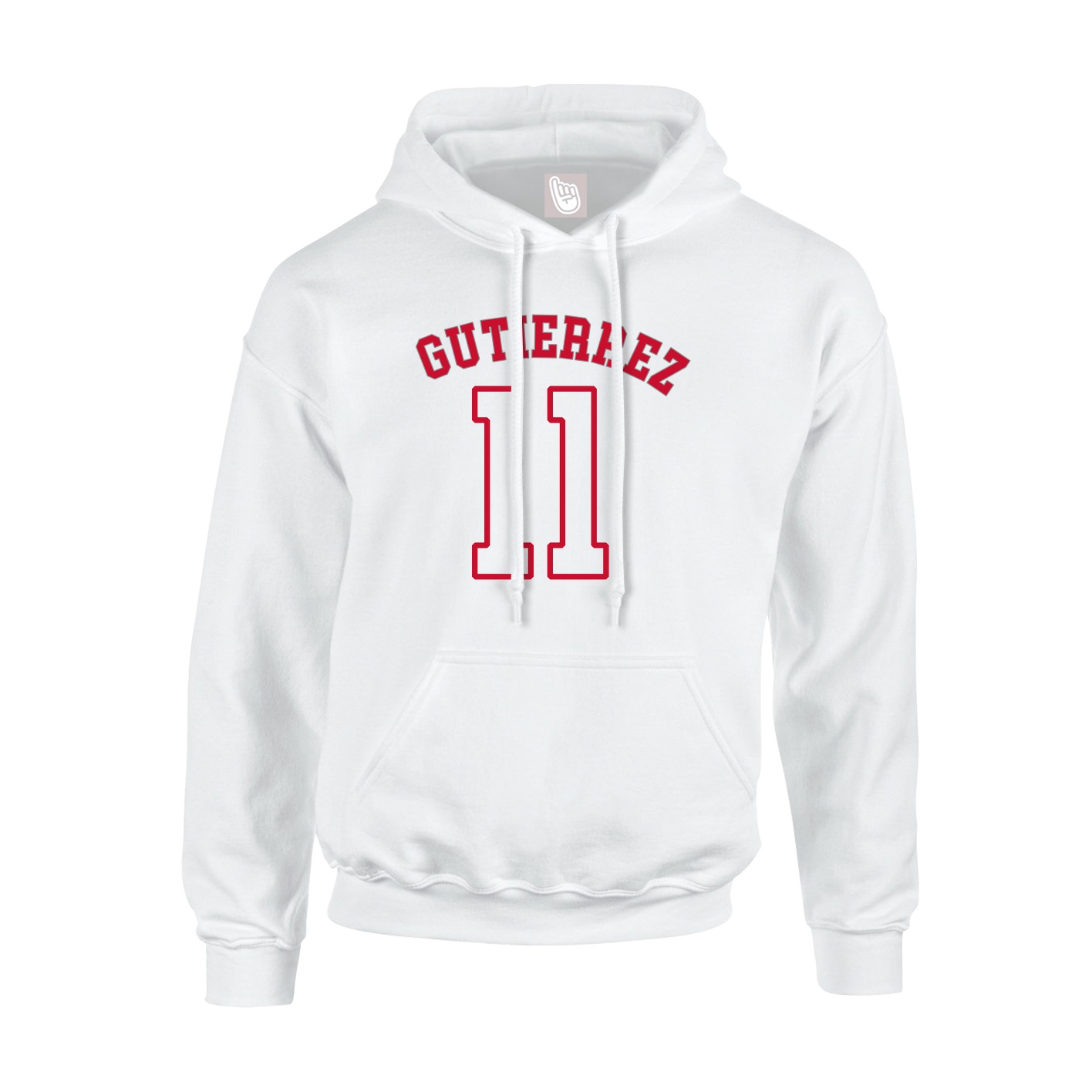 Hoodie — Shirsey Arch in White