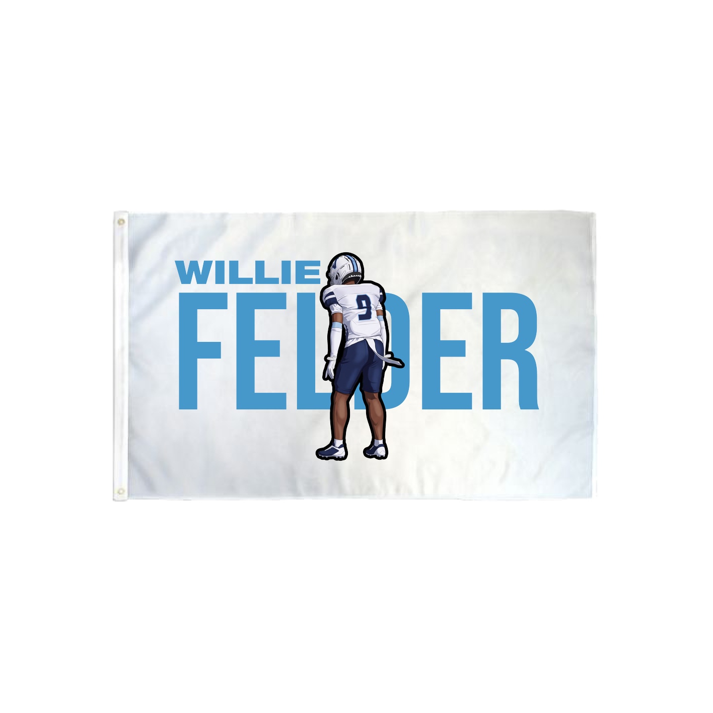 3x5 Flag — Player Name in Classic