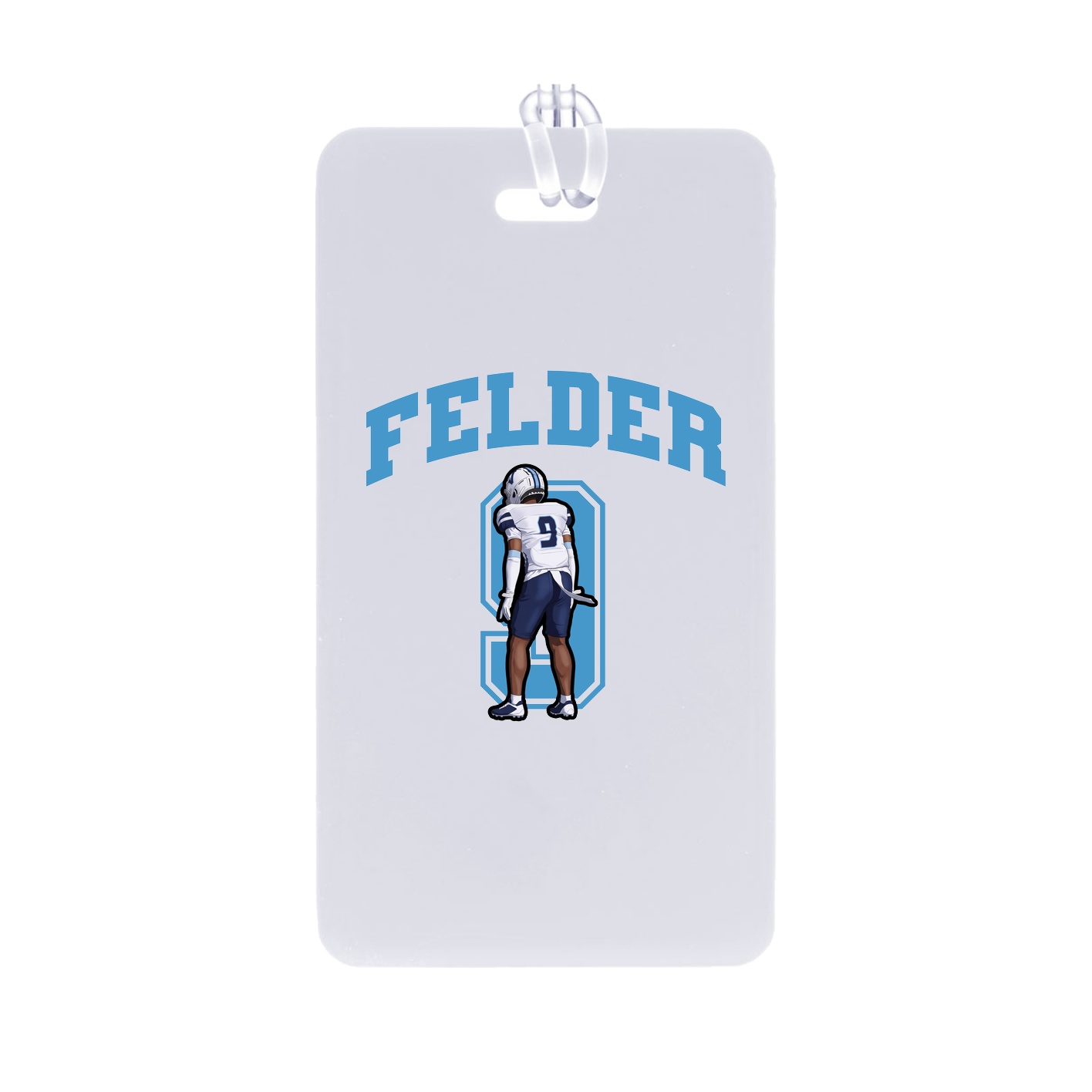 Bag Tag — Number in Classic