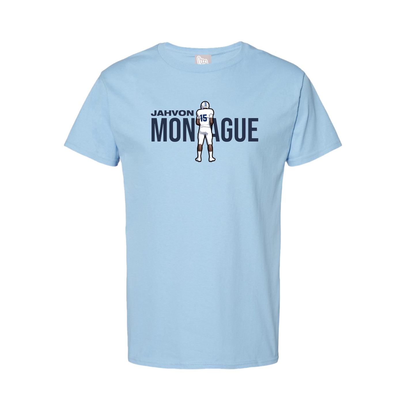 Tee — Player Name in Light Blue