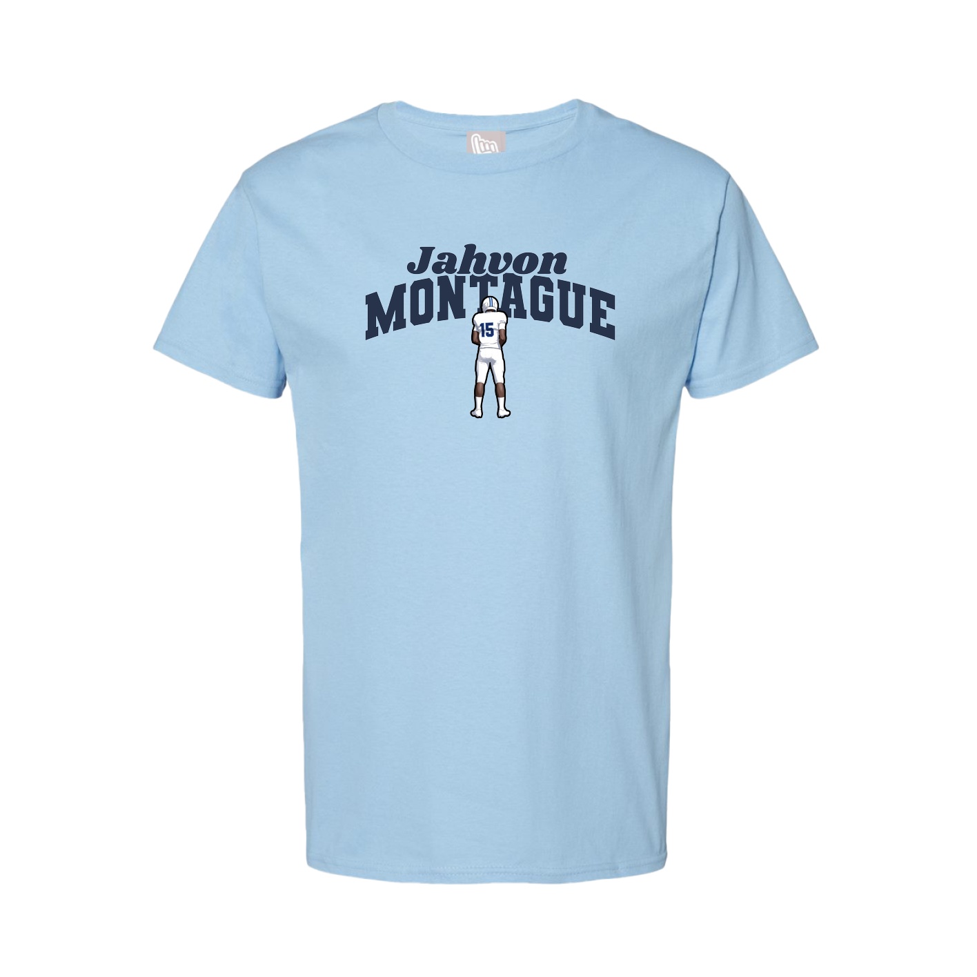 Youth Tee — Signature Arch in Light Blue