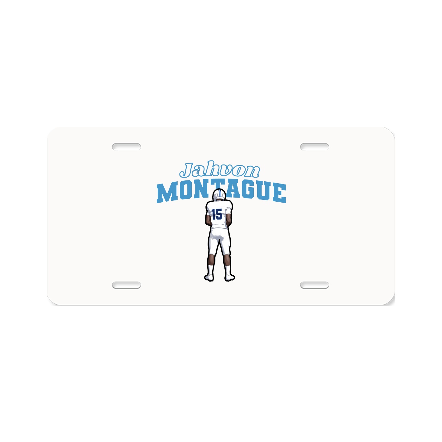 License Plate — Name Arch in Classic