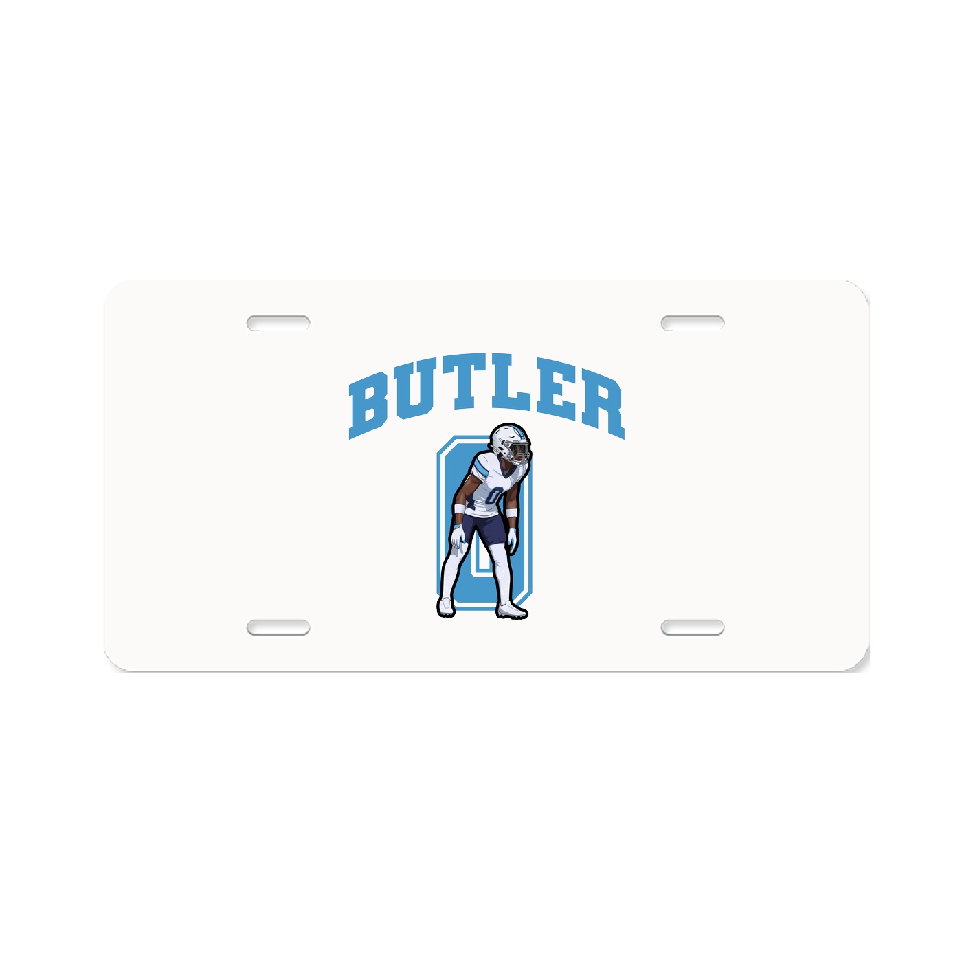 License Plate — Number in Classic
