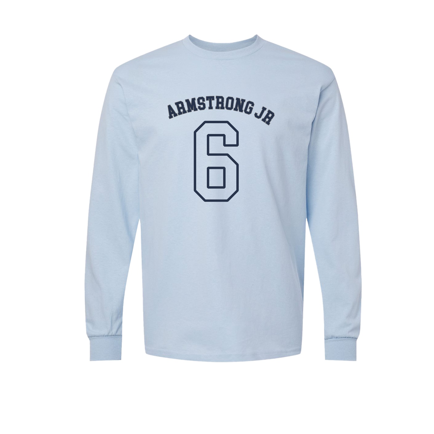 Long Sleeve Tee — Shirsey Arch in Light Blue