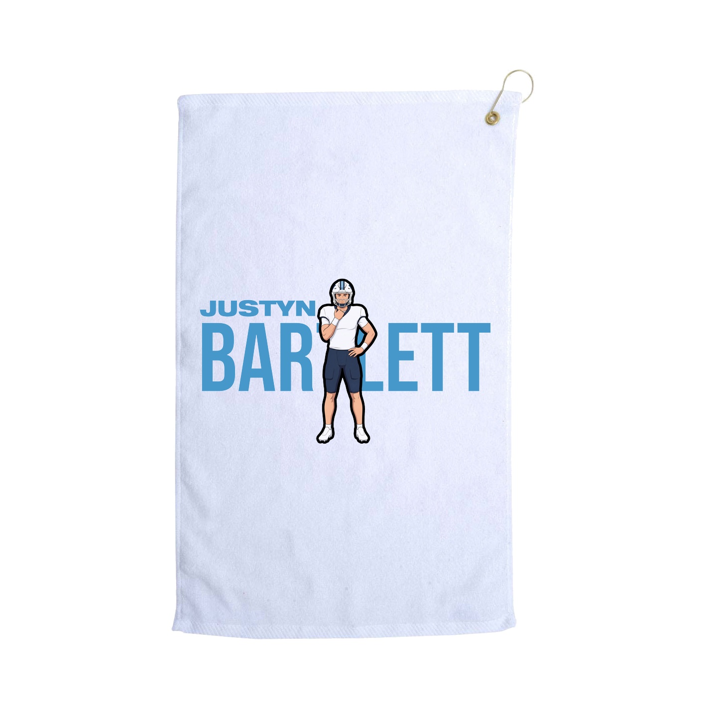 Golf Towel — Player Name in White