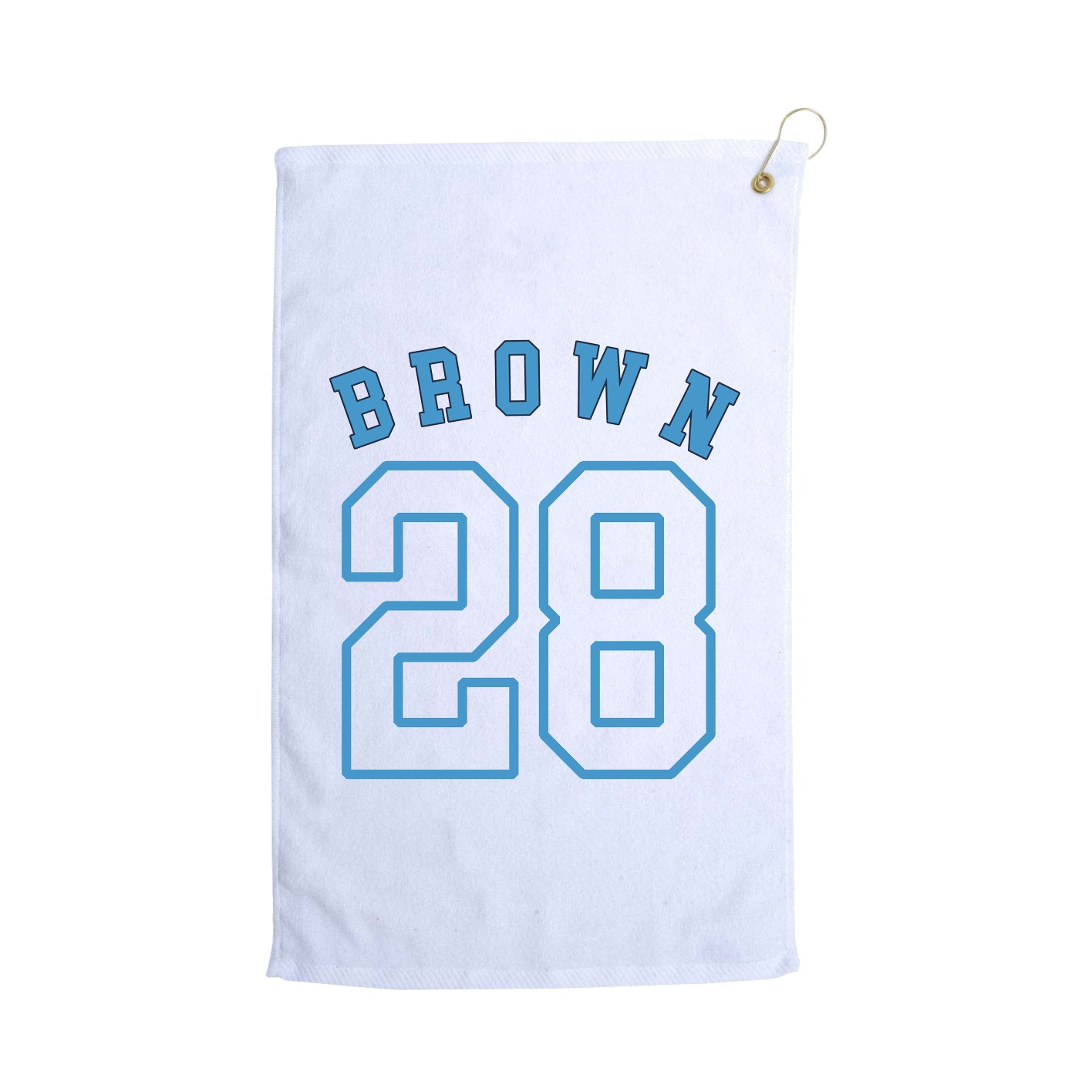 Golf Towel — Shirsey Arch in White