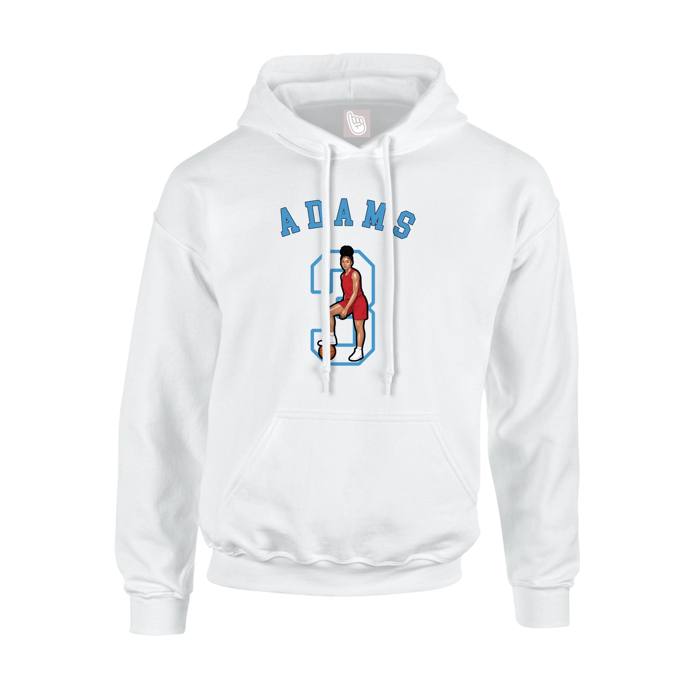 Youth Hoodie — Shirsey Arch in White