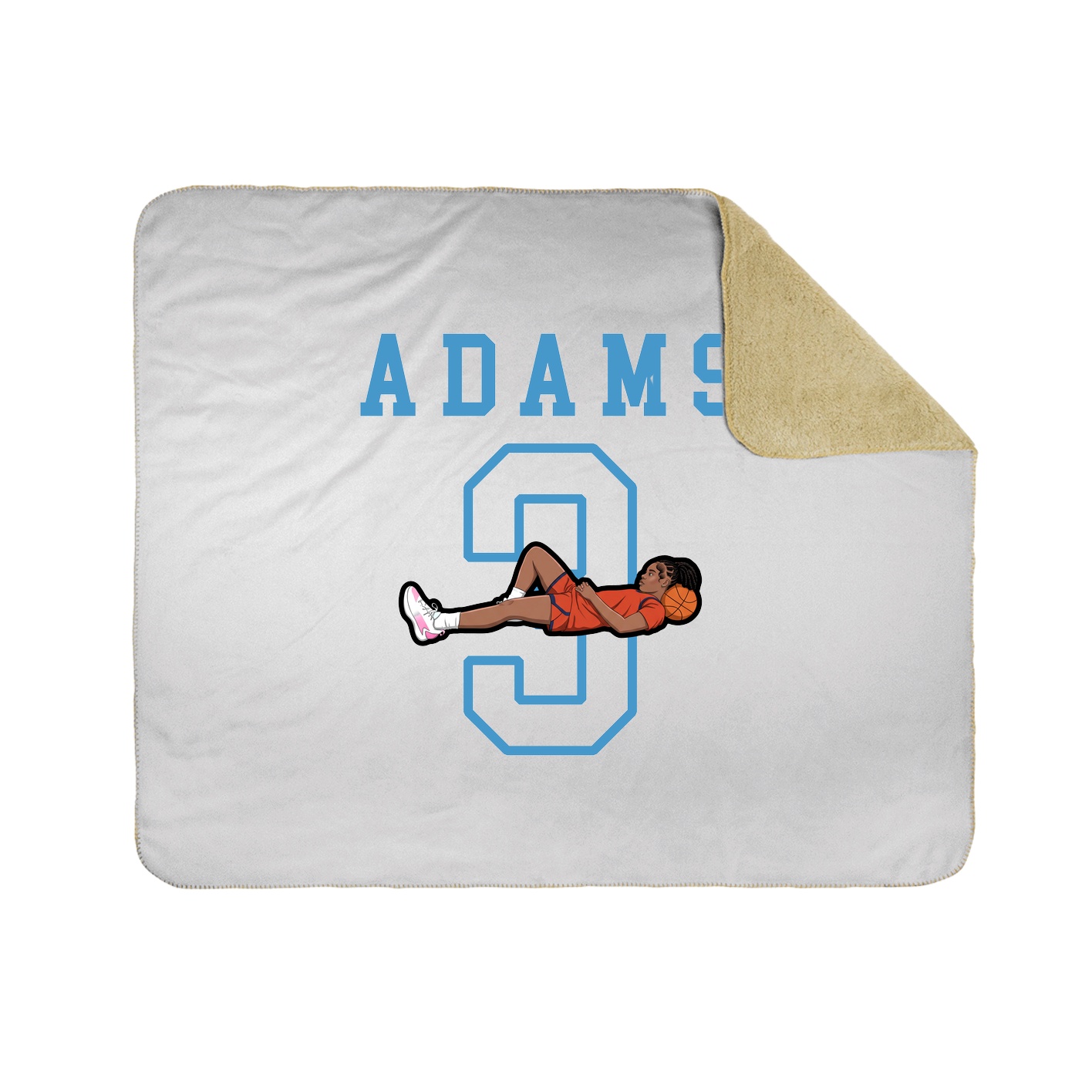 Throw Blanket — Shirsey in White