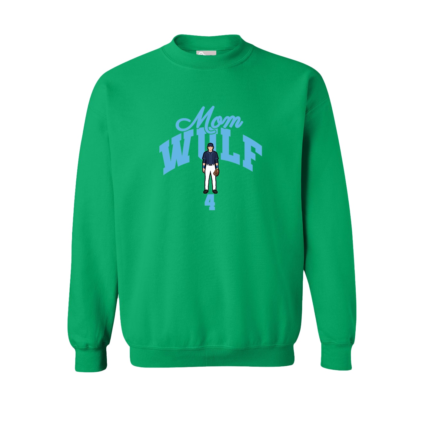 Fleece Crew — Mothers Day Arch in Green