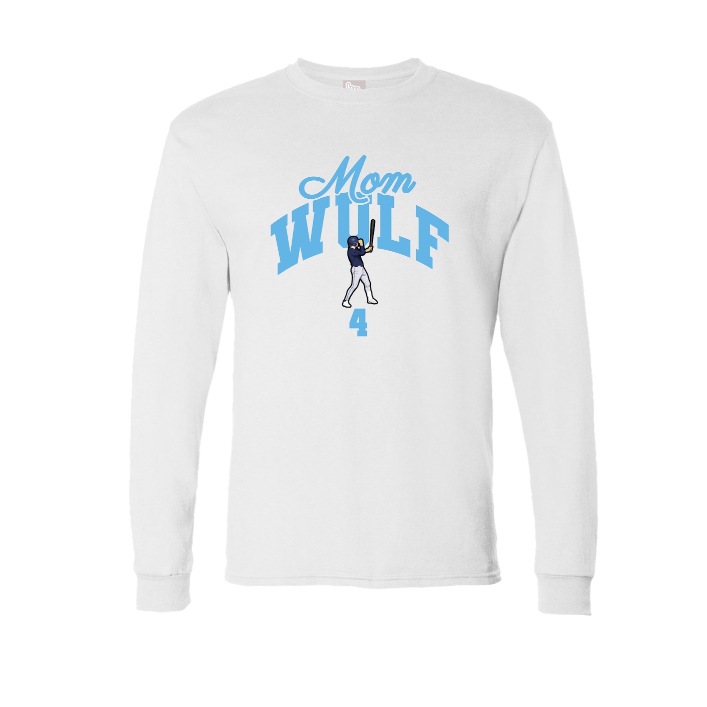 Long Sleeve Tee — Mothers Day Arch in White