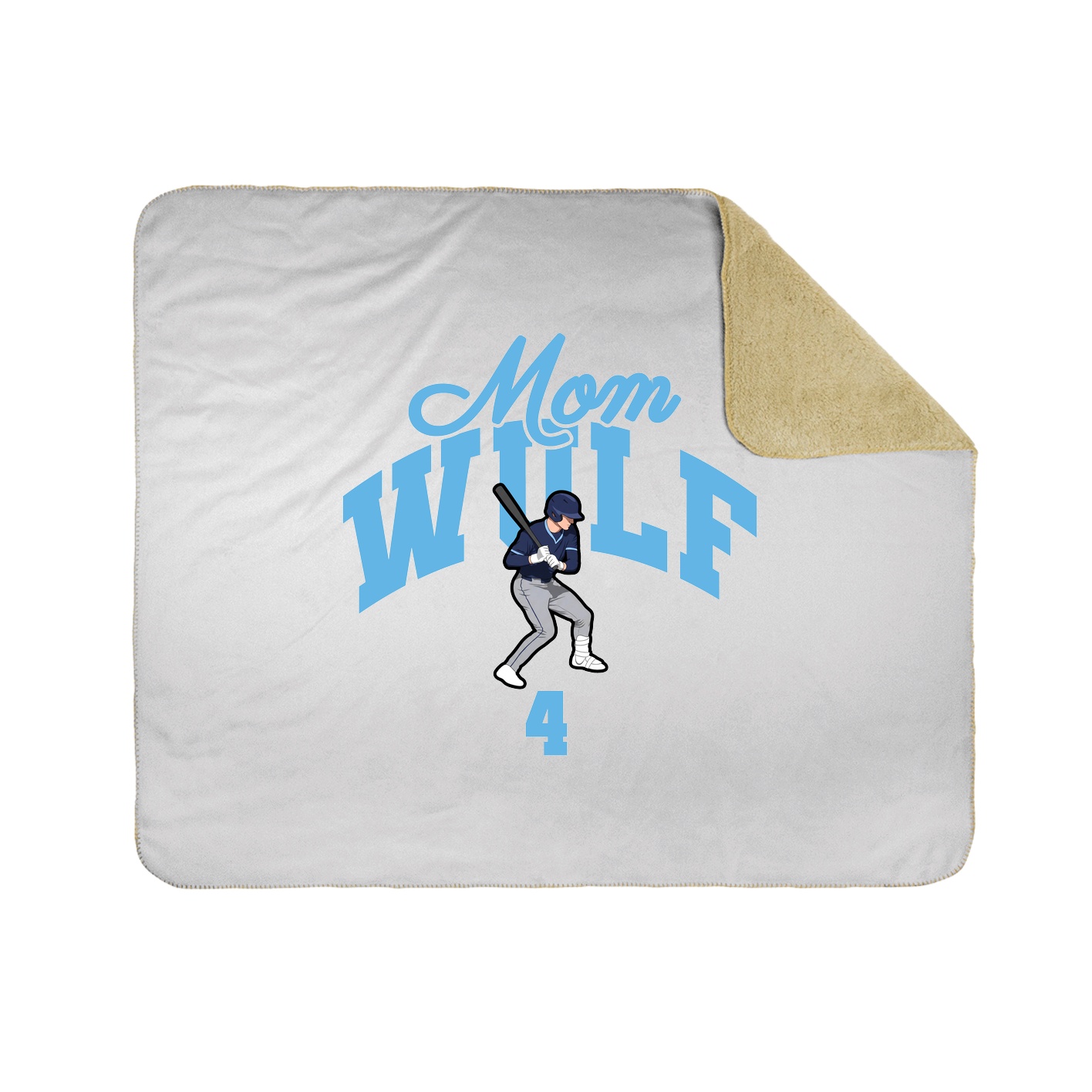 Throw Blanket — Mothers Day Arch in White