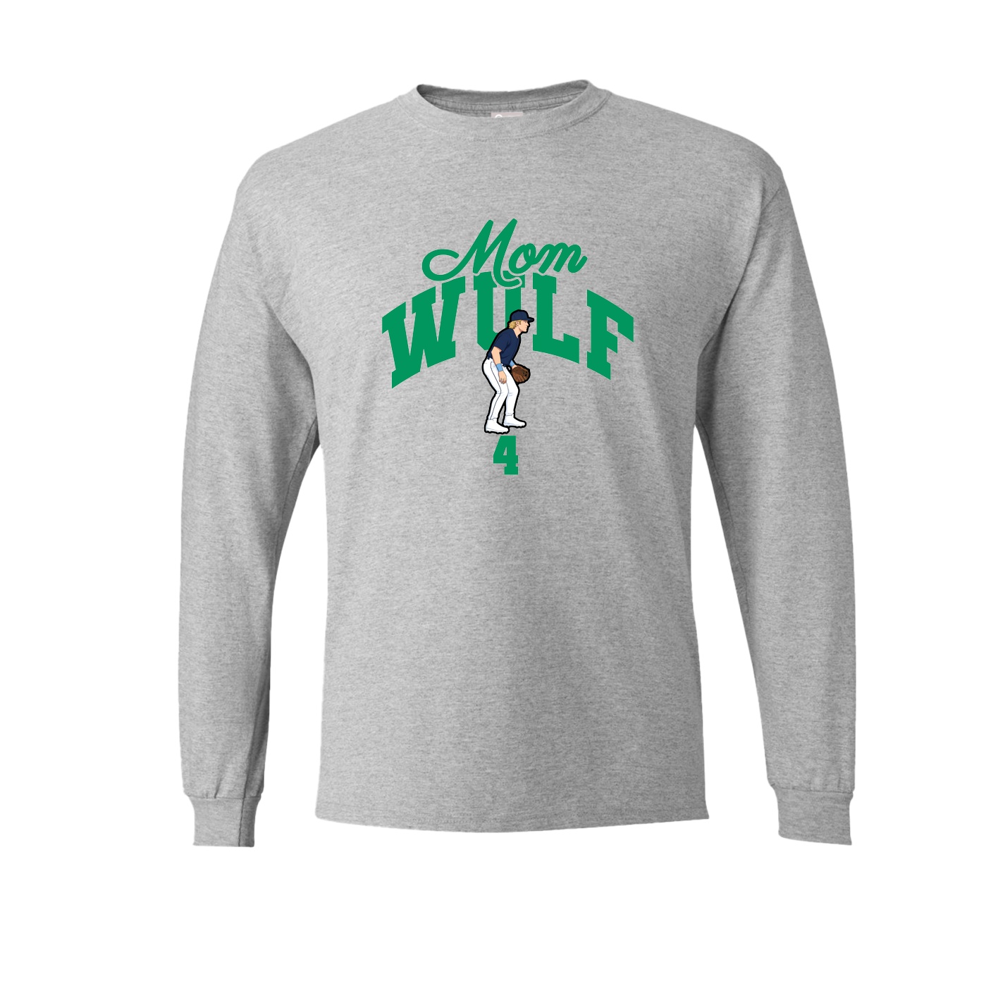Long Sleeve Tee — Mothers Day Arch in Grey