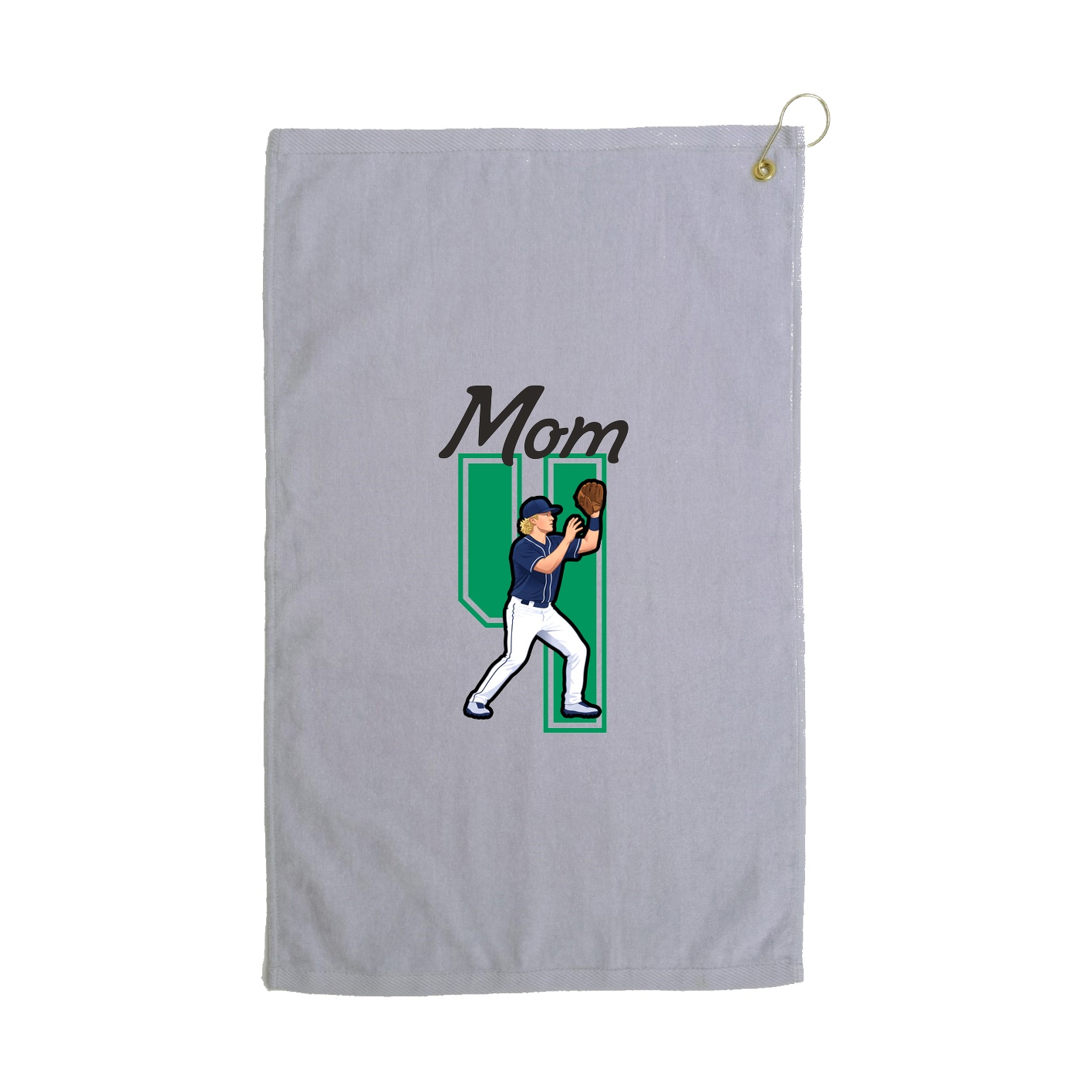Golf Towel — Mothers Day Shirsey in Grey