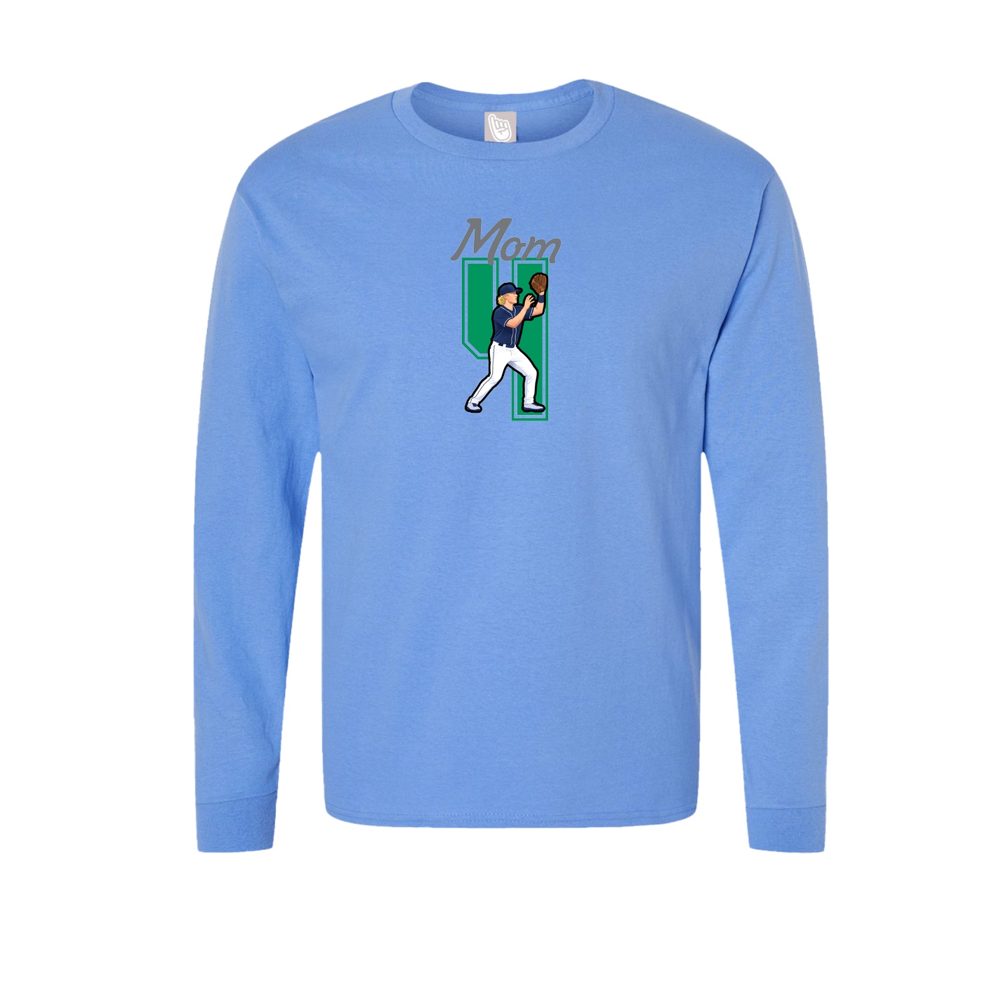 Long Sleeve Tee — Mothers Day Shirsey in Powder Blue