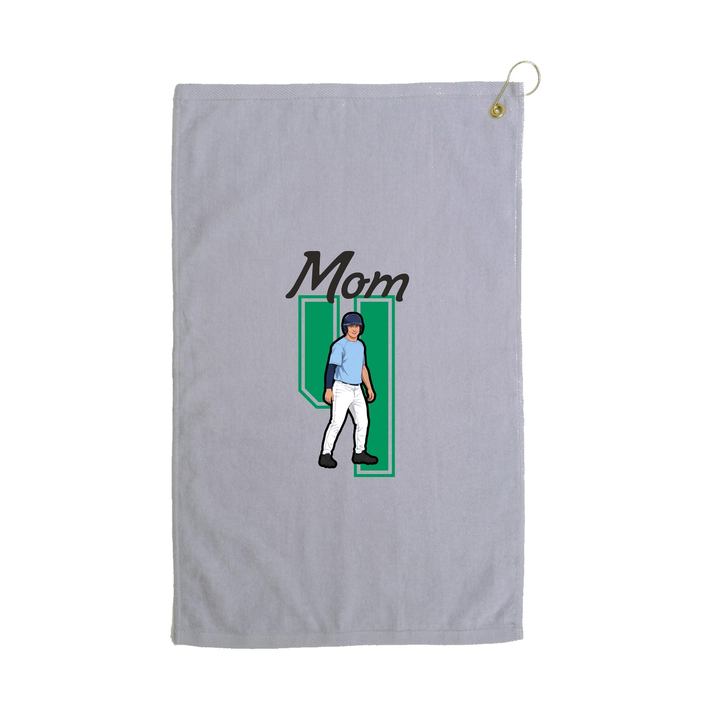 Golf Towel — Mothers Day Shirsey in Grey