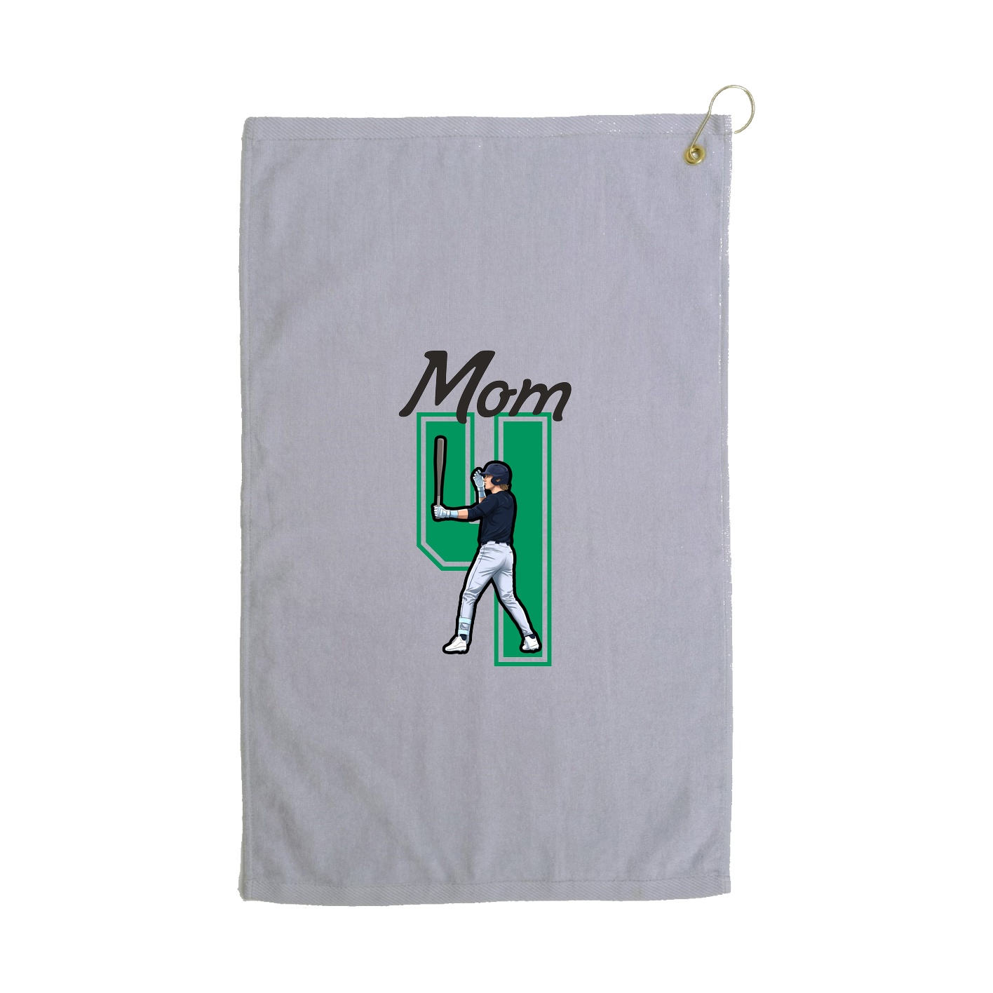 Golf Towel — Mothers Day Shirsey in Grey