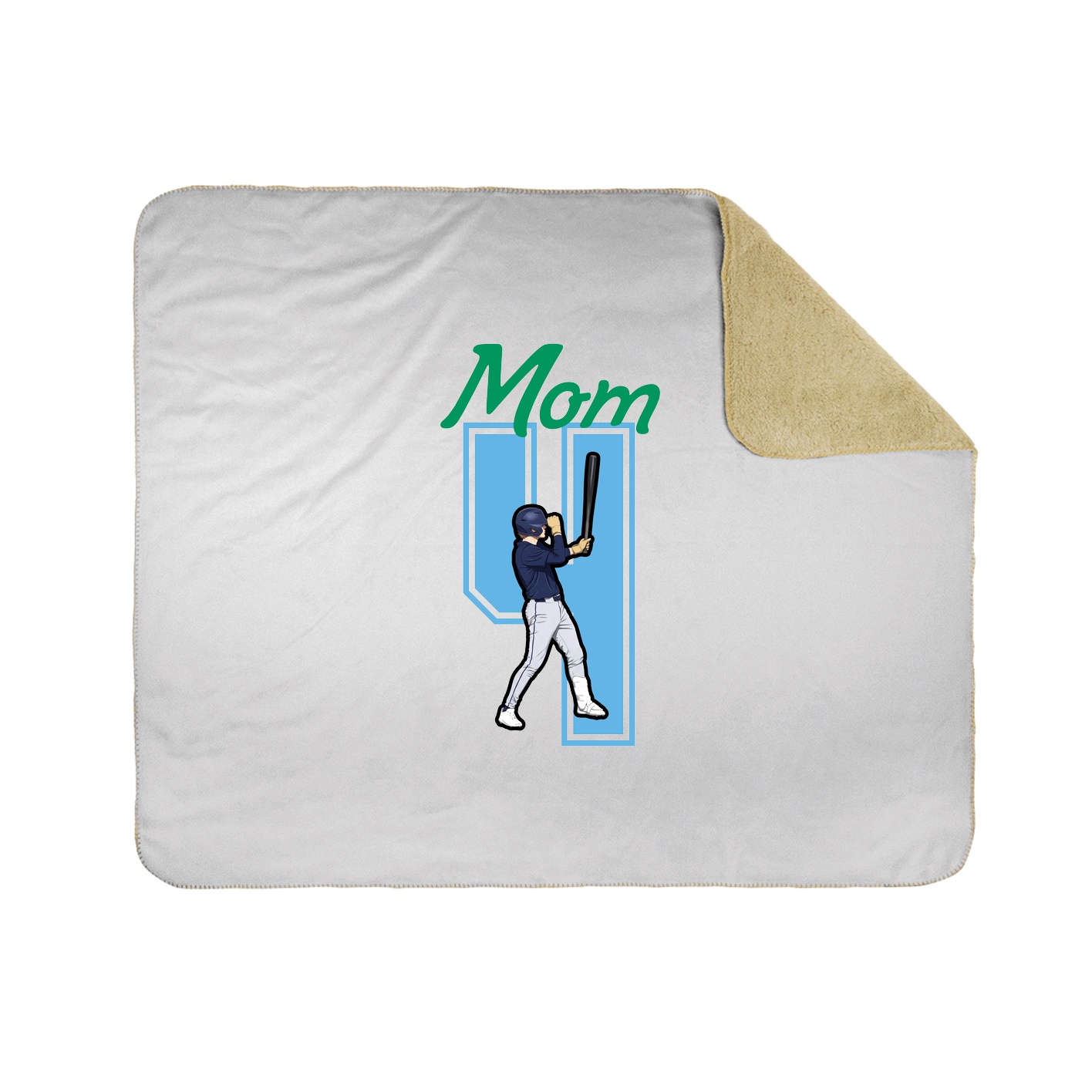 Throw Blanket — Mothers Day Shirsey in White