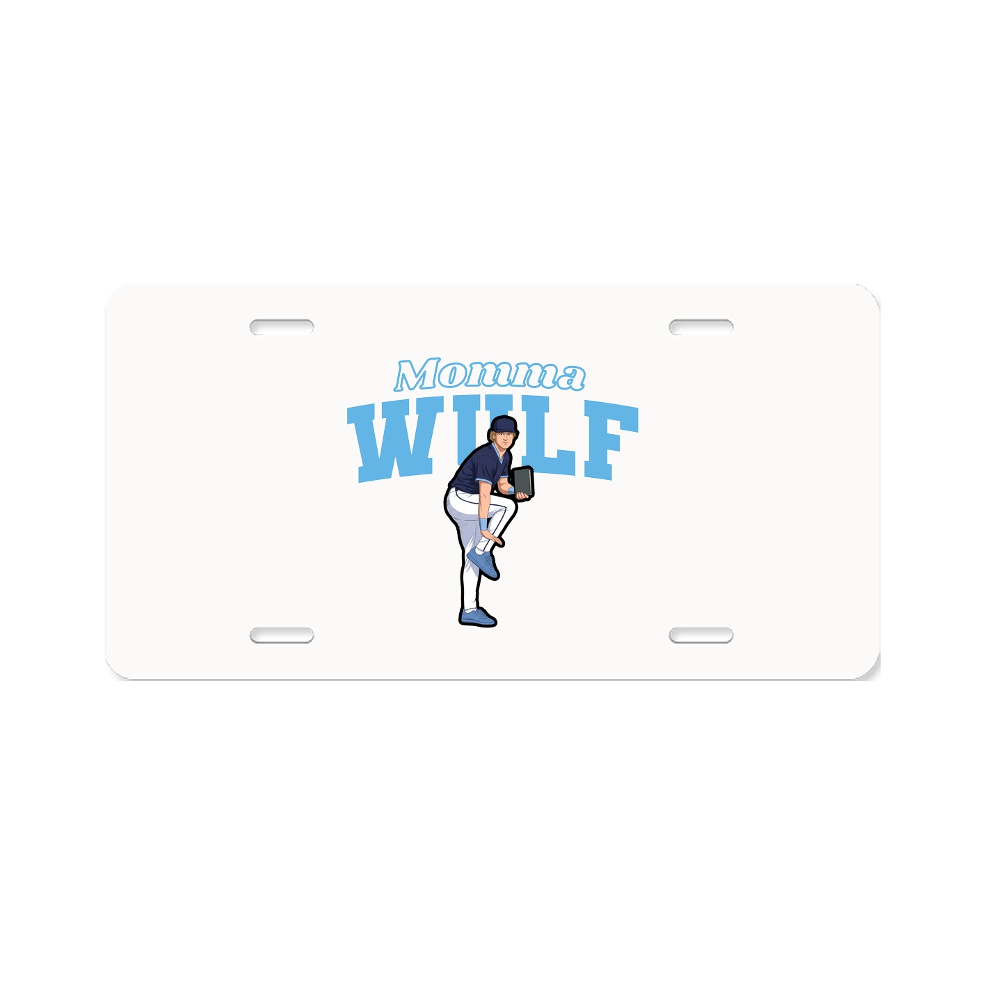 License Plate — Mothers Day Block in Classic